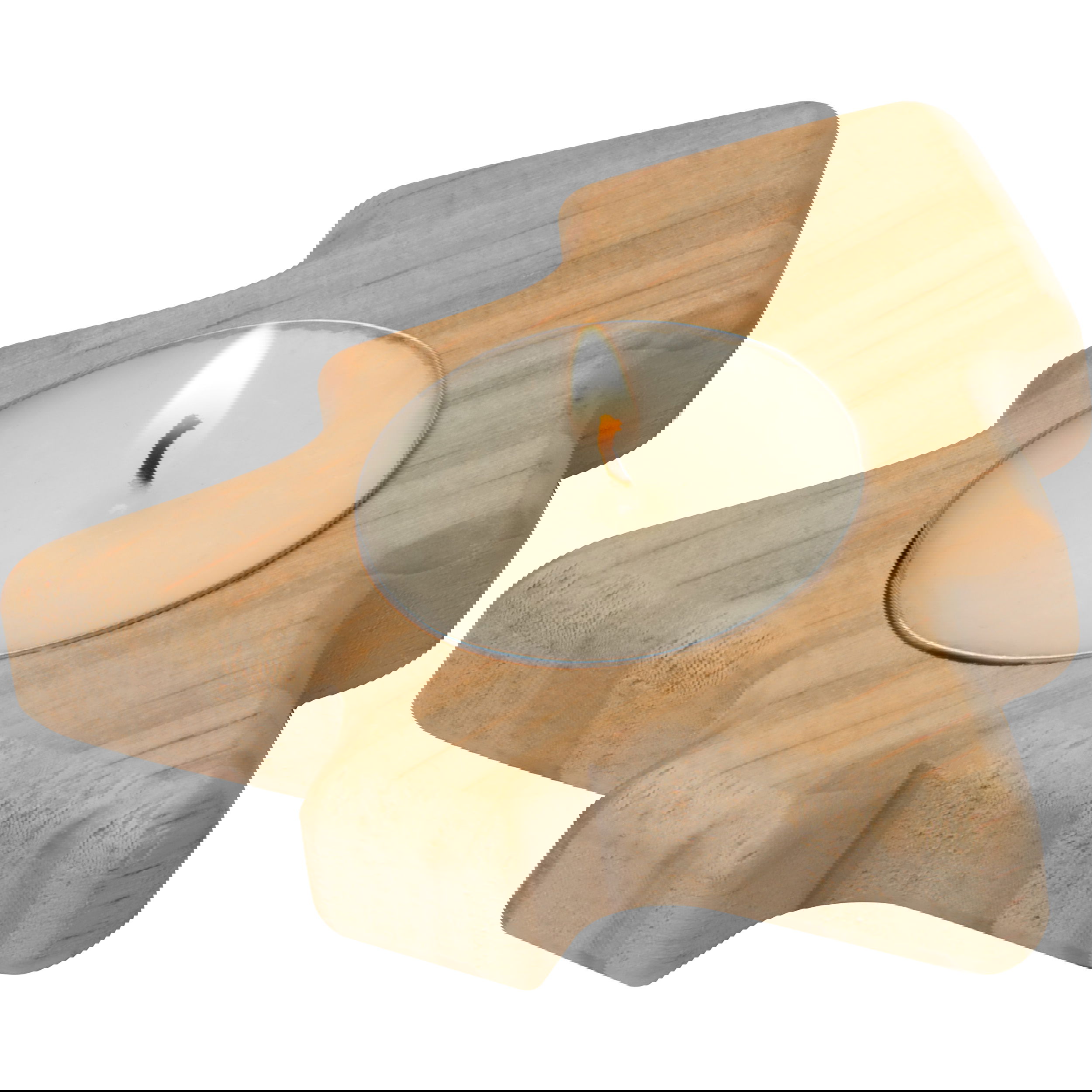 Teelichthalter aus Holz