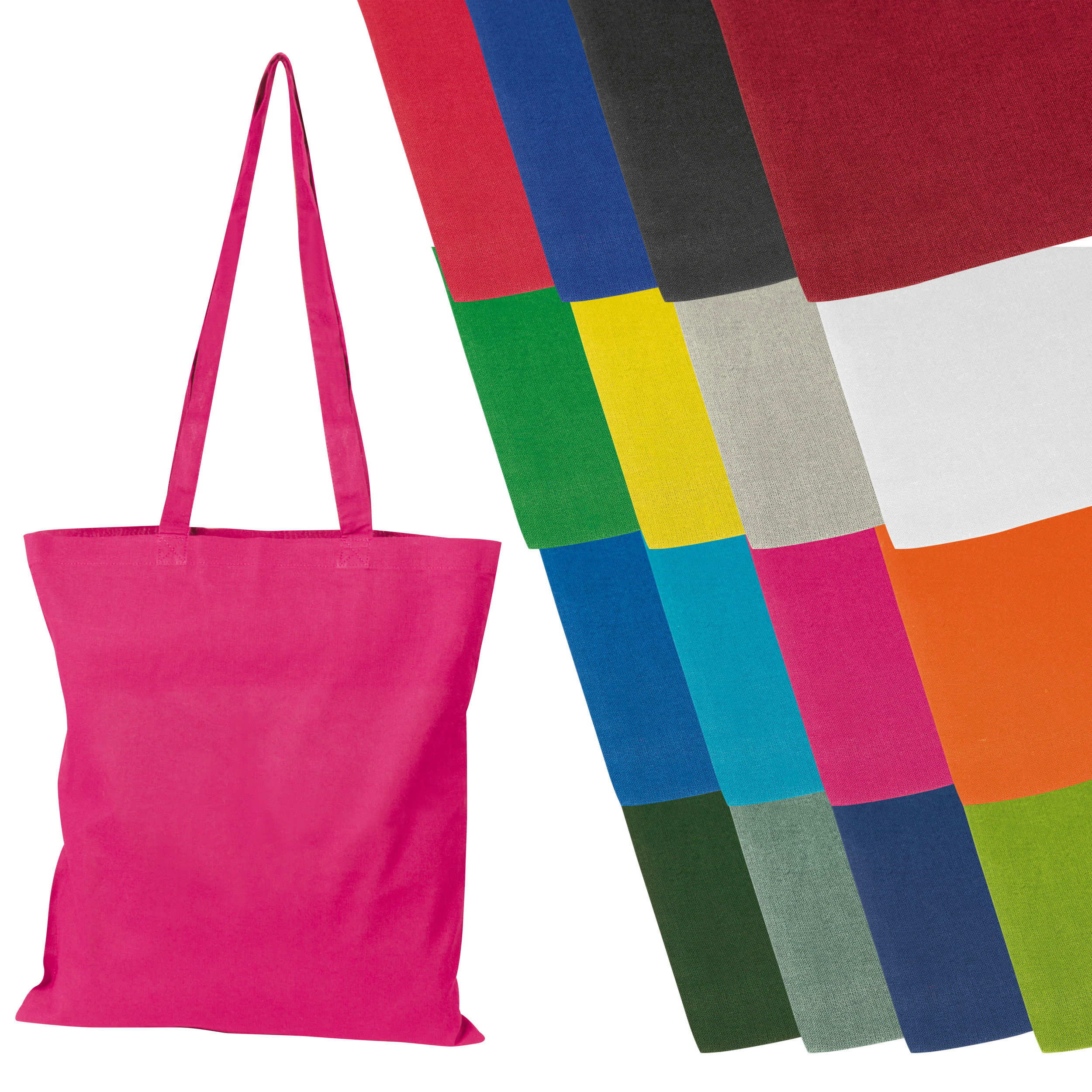 Bolsa de Algodón con asas largas - Certificado OEKO-TEX Standard 100