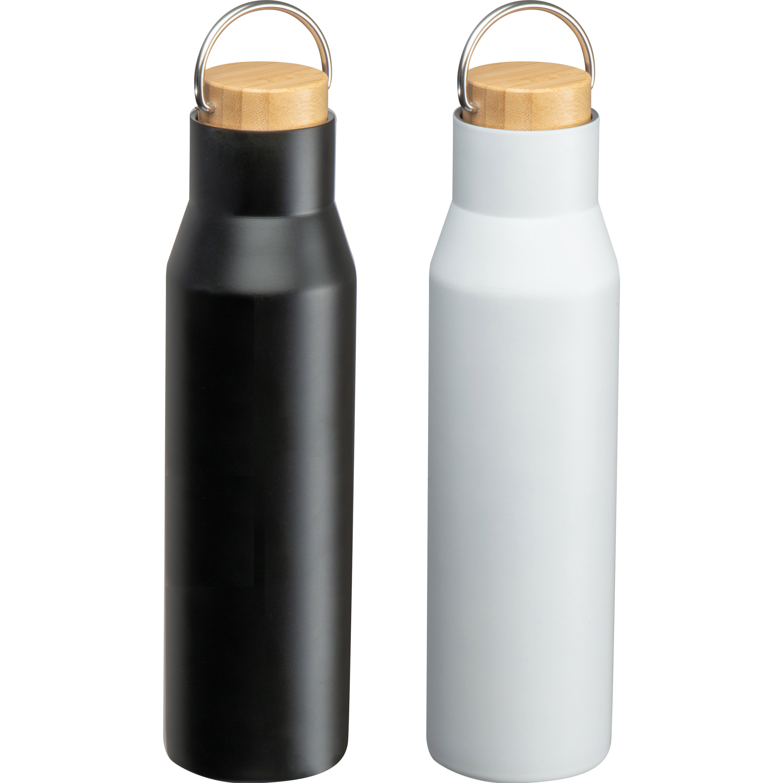 Drinking bottle made from recycled stainless steel