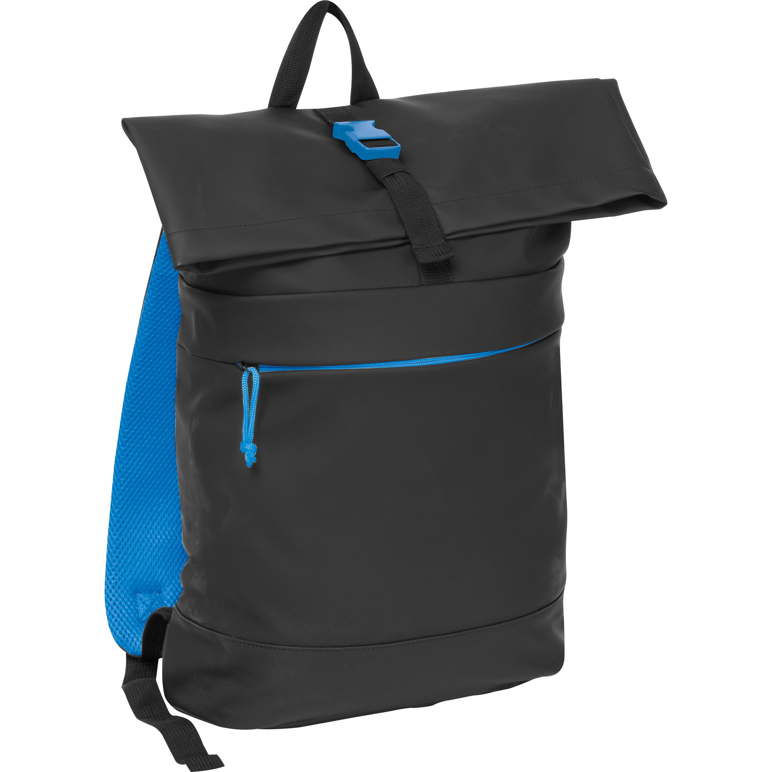 Crisma Rolltop Rucksack, farbliche Details