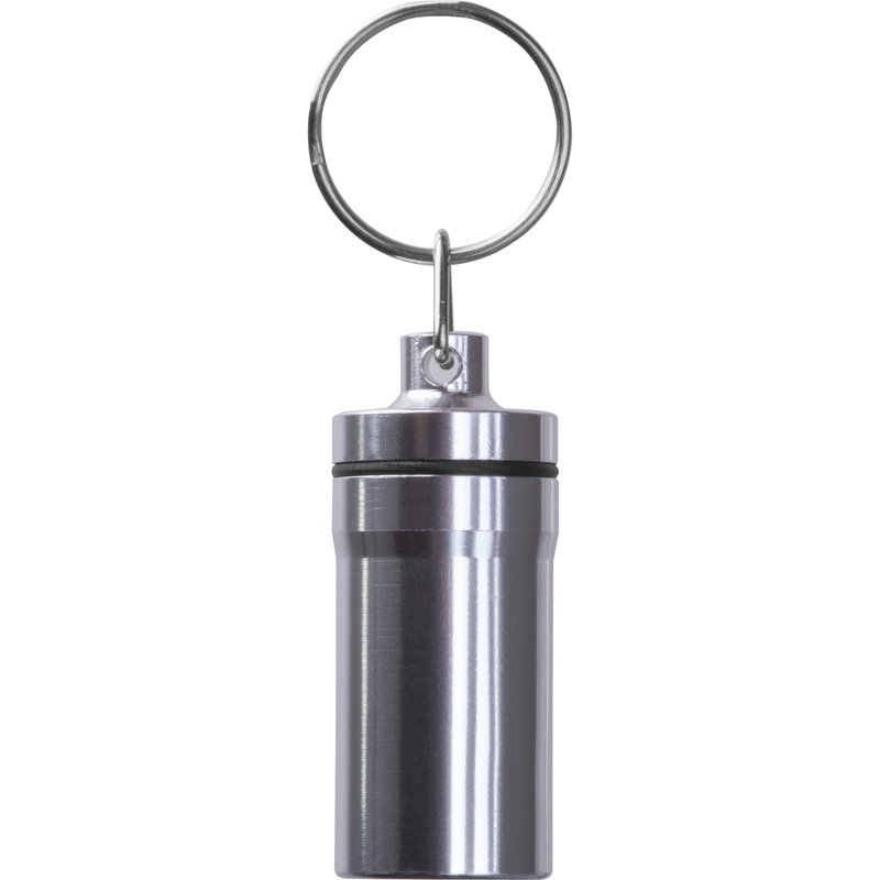 Key Shaped Container Stainless steel keychain container ALICE | grey/silvergrey | 9535907
