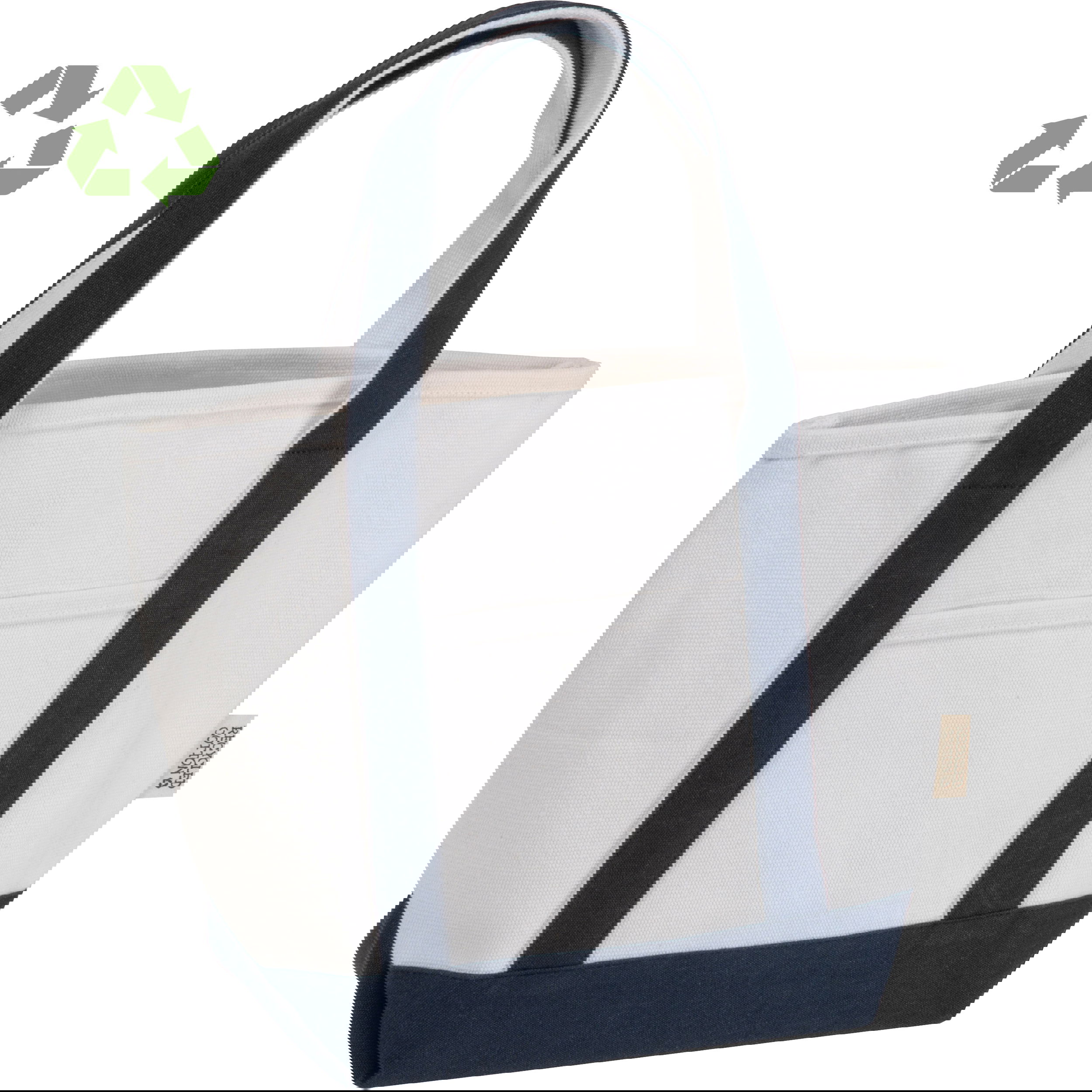 Kleine Tragetasche aus recycelter Baumwolle