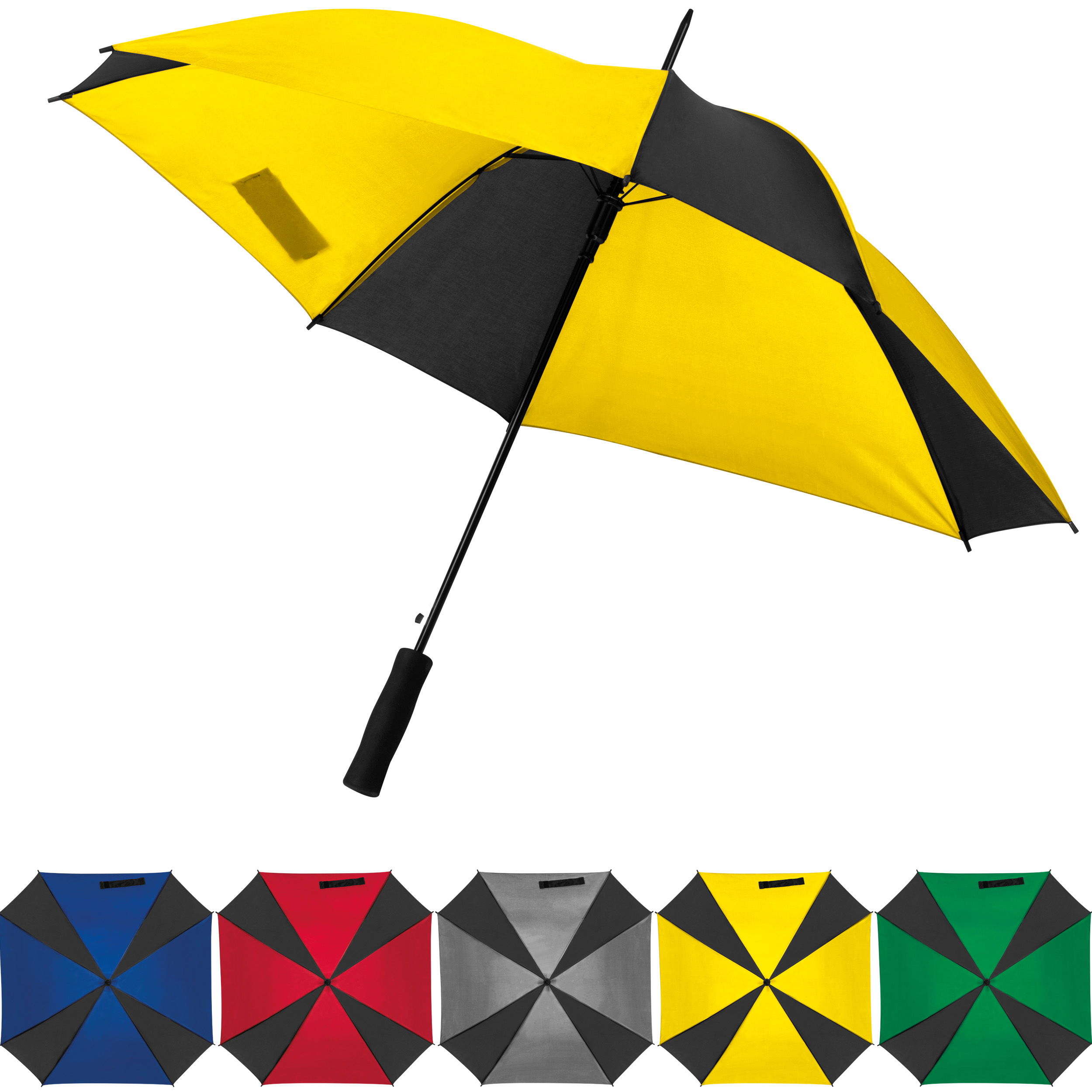 Parapluie avec différents segments