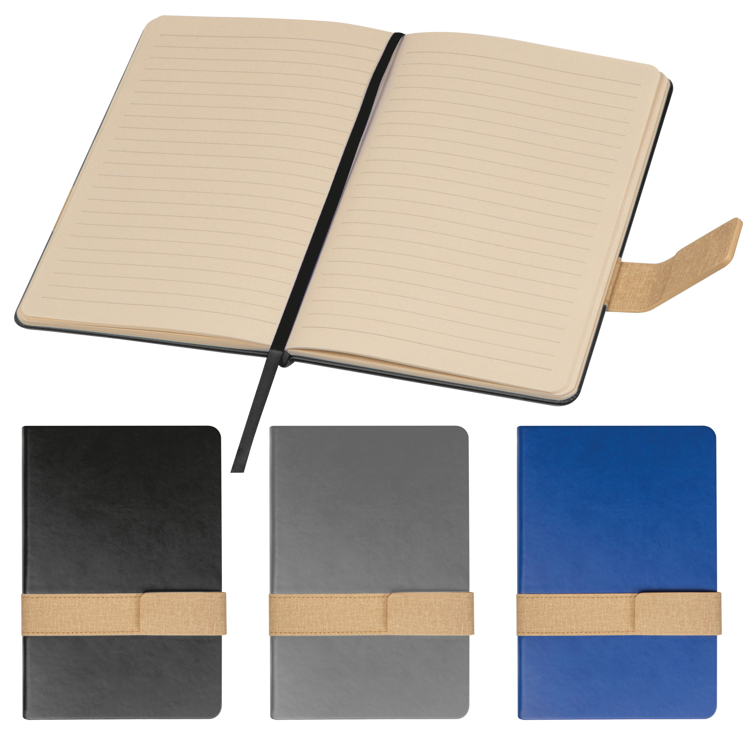 Cuaderno con cierre magnético 