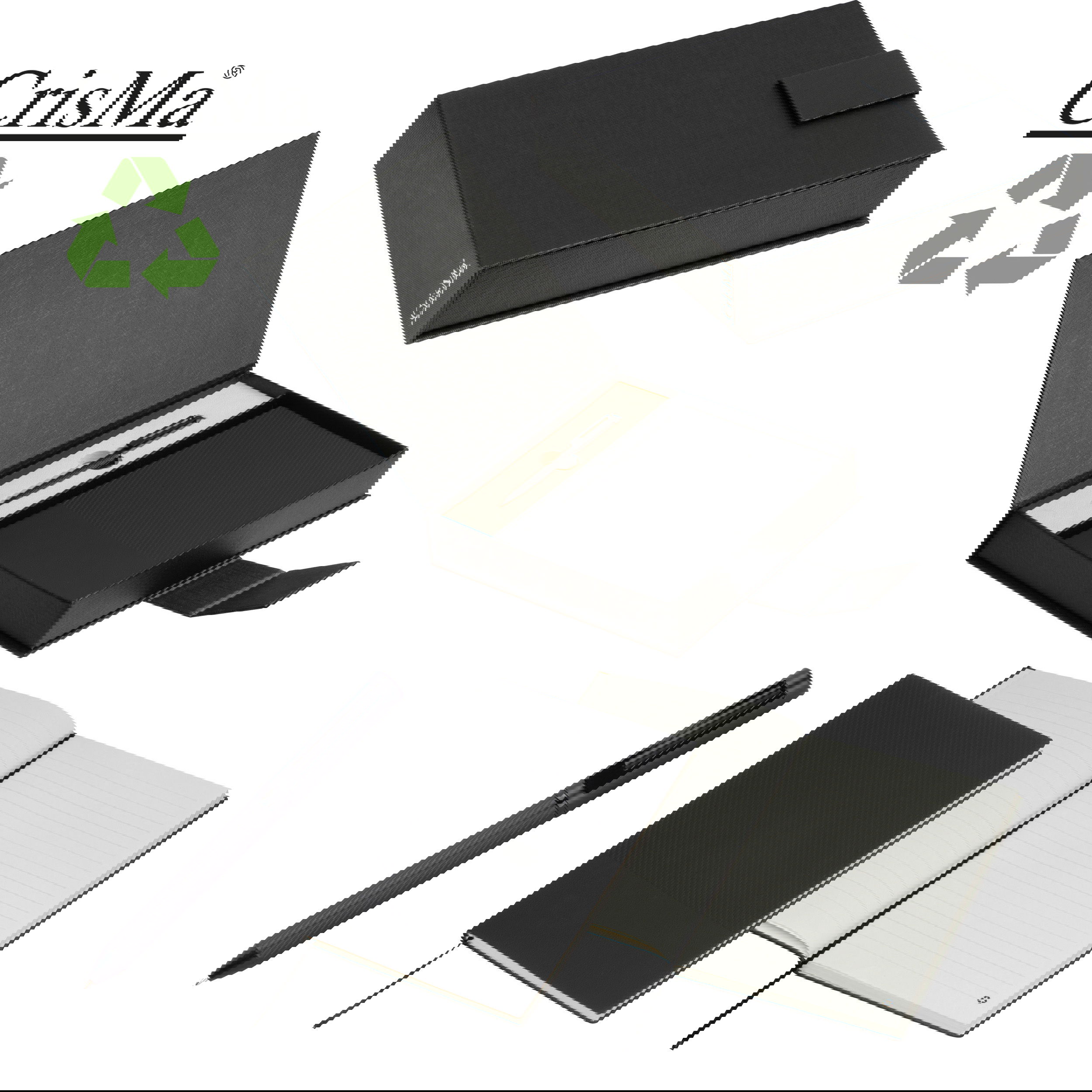 Set of notebook and biros