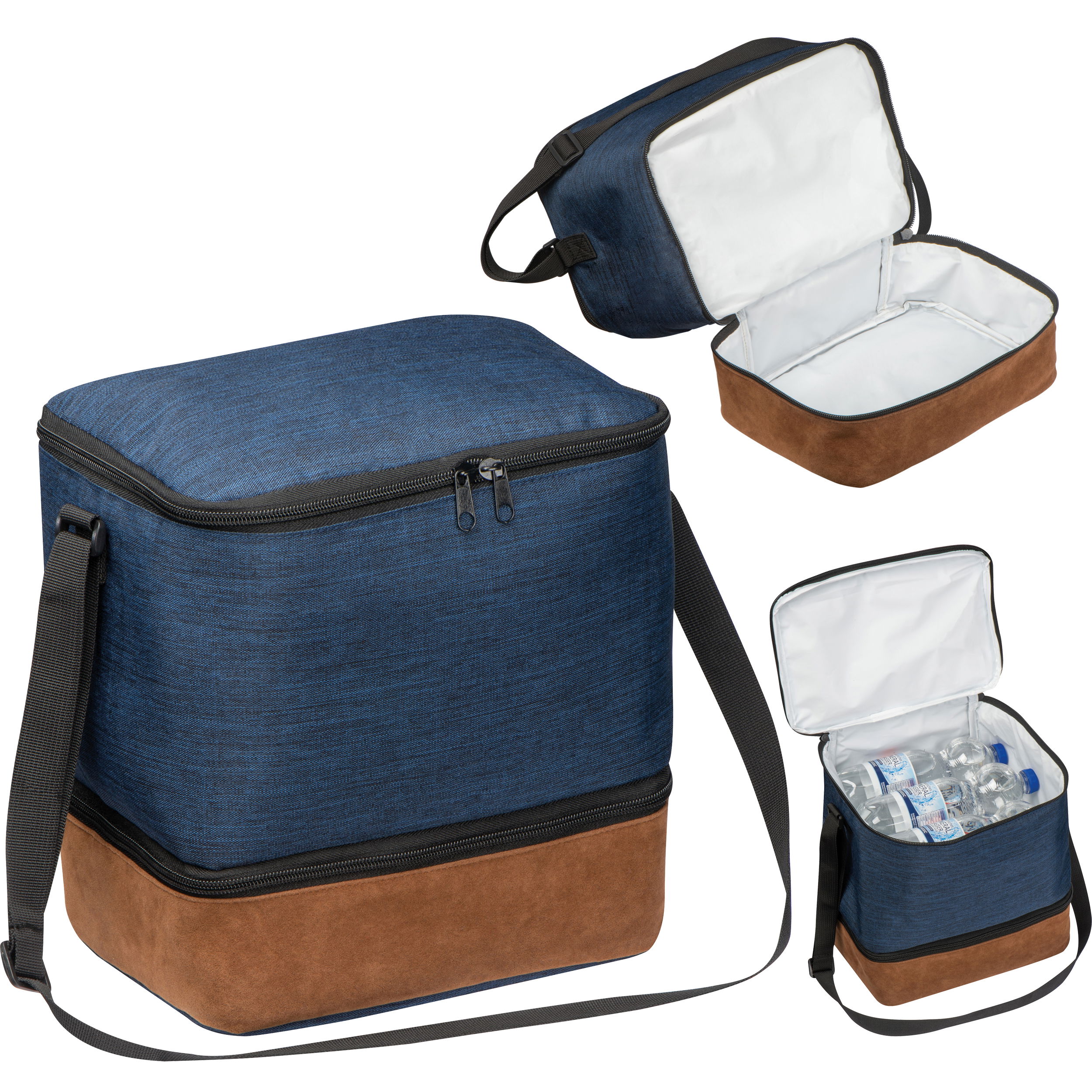 Bolsa nevera grande con 2 compartimentos
