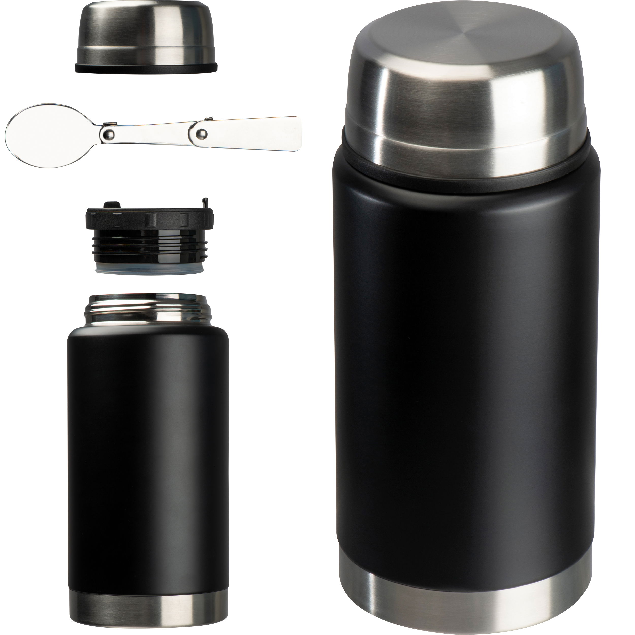 Contenedor de alimentos de doble pared, 750ml