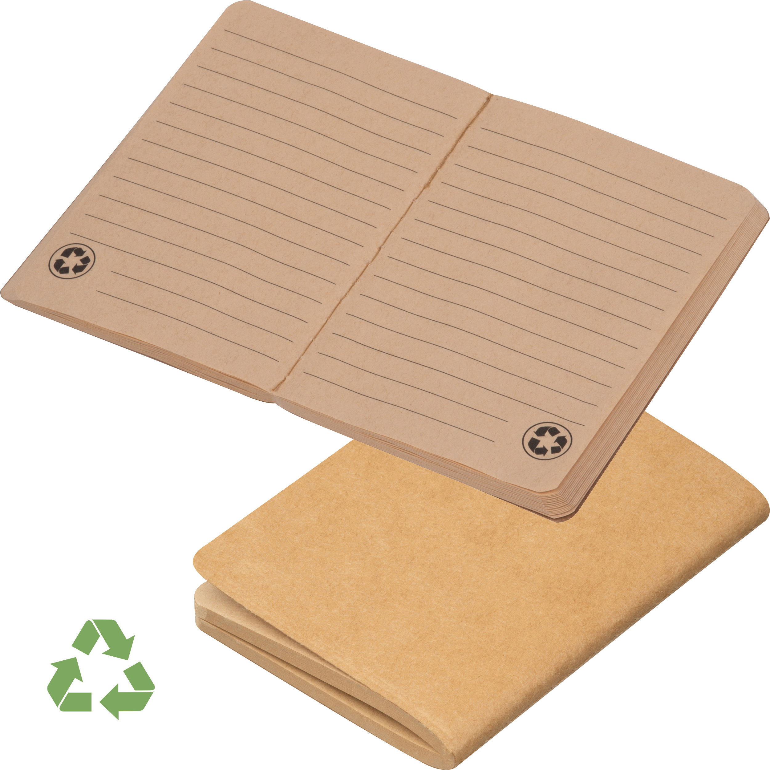 B7 notebook made from recycled paper
