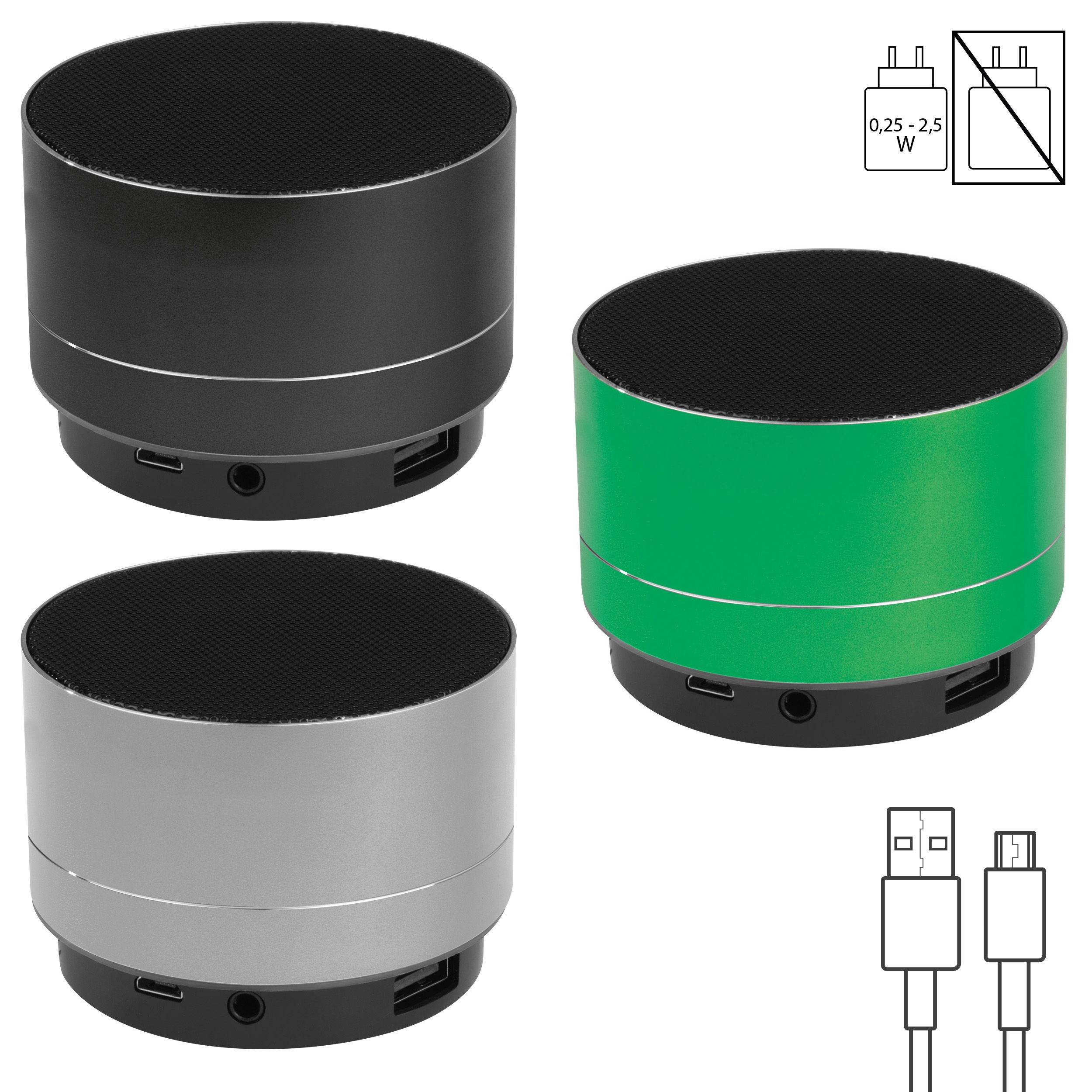 Bluetooth Lautsprecher aus Aluminium