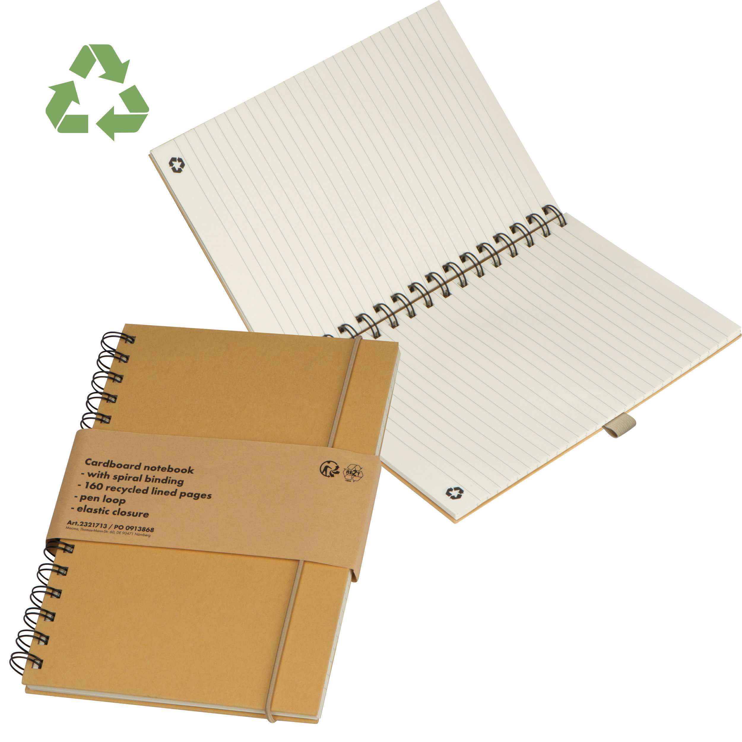 Cardboad Note Book Cardboard notebook | beige | 2321713