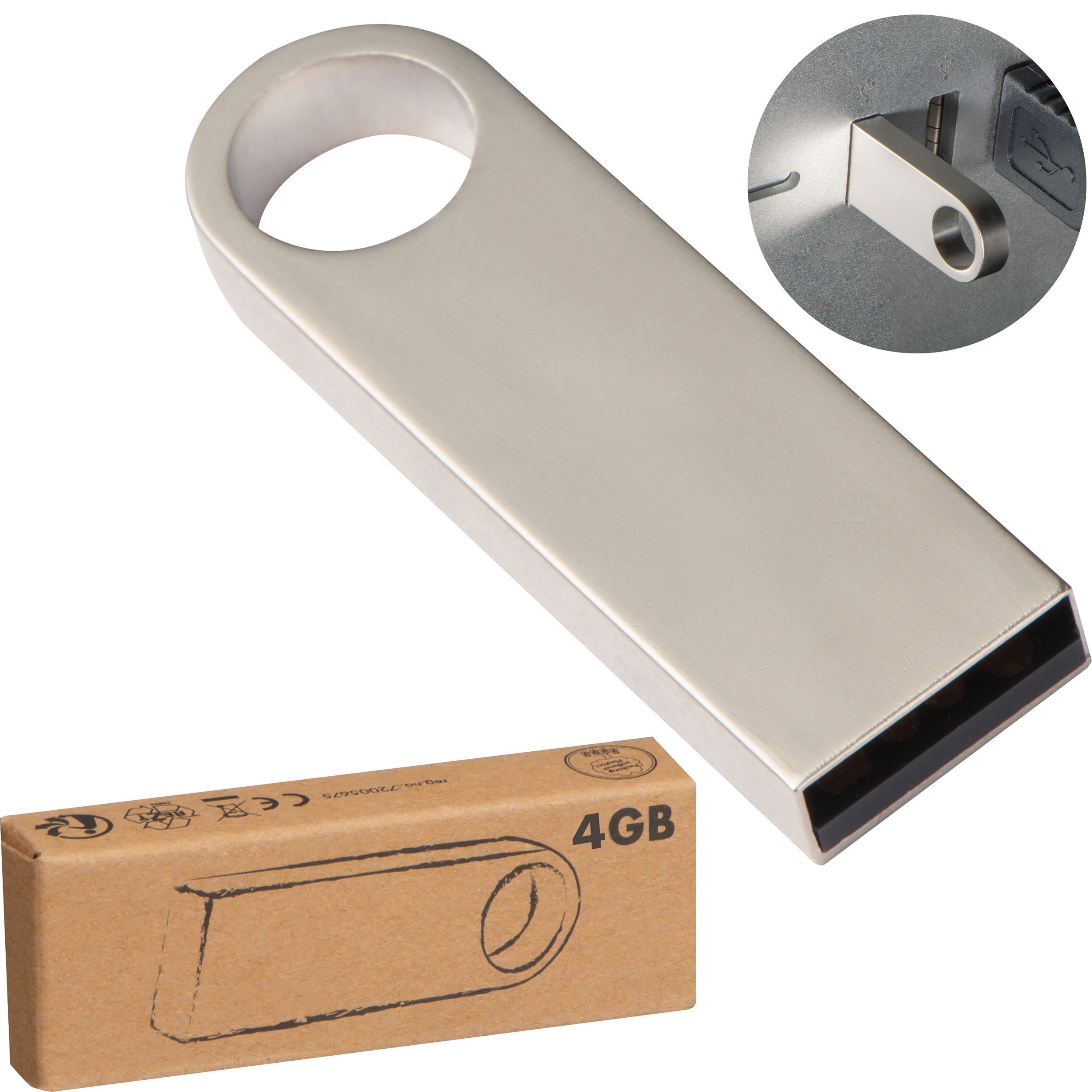 Clé USB métal 4GO