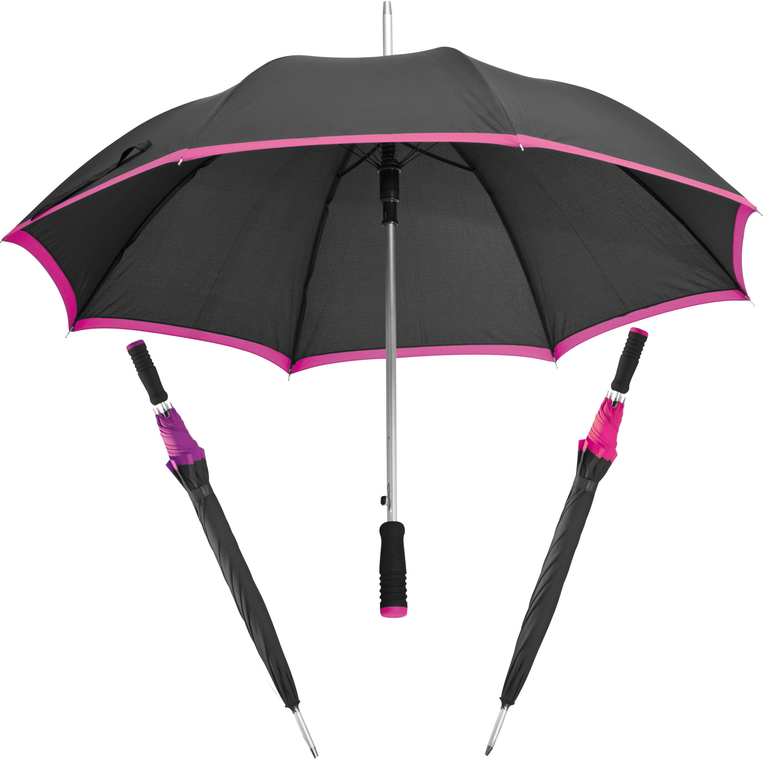 Parapluie automatique en pongee