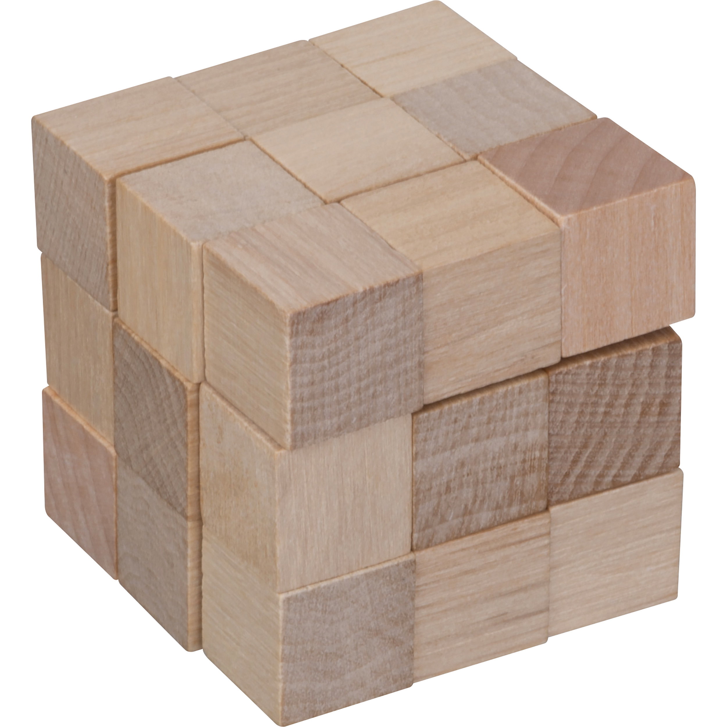 Würfelschlange aus Holz EMANUELE