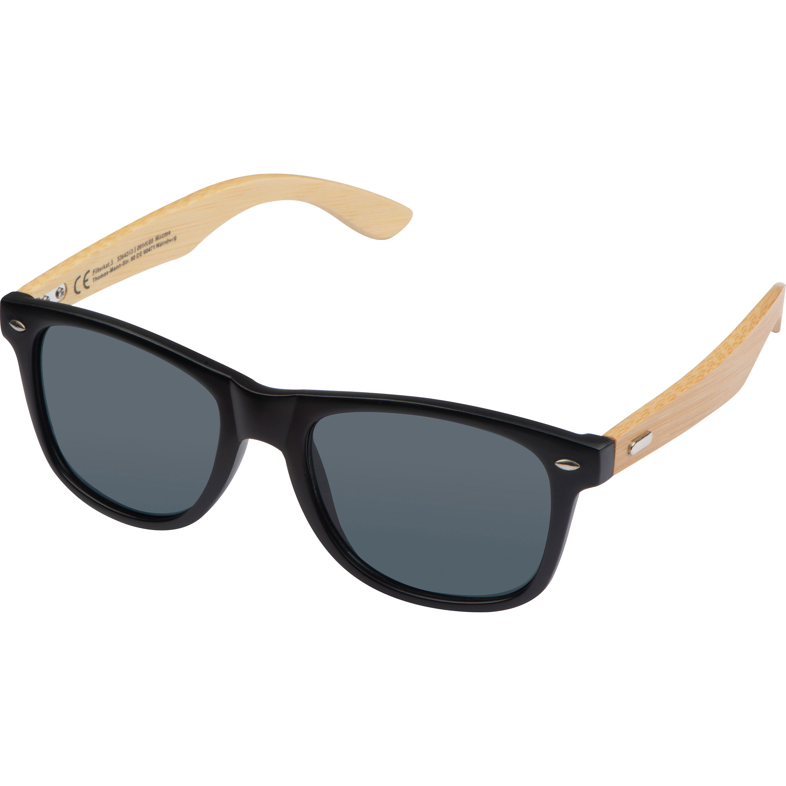 Gafas de sol con patillas de bambú