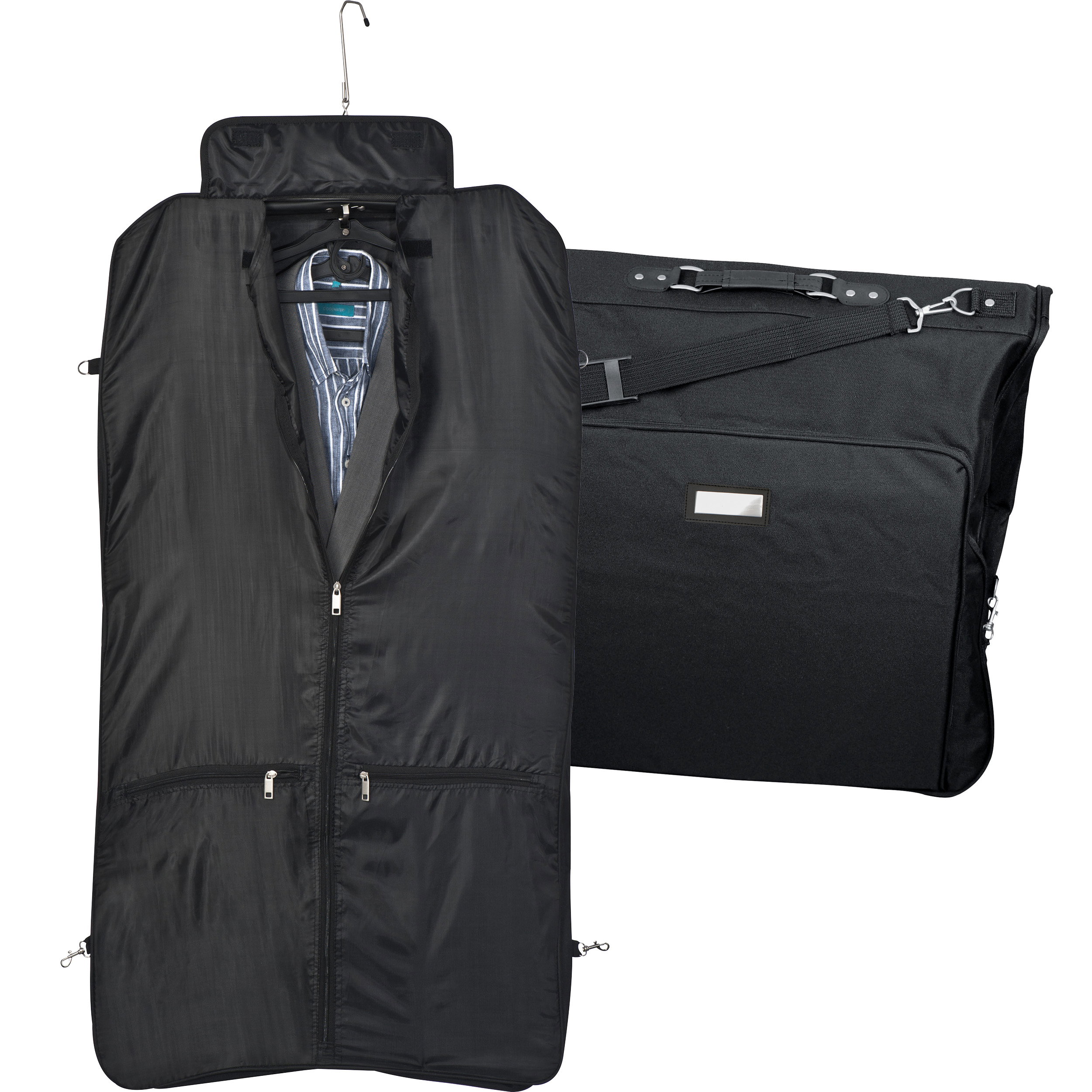 Kleidersack aus Polyester mit Metallschild CLARISSA