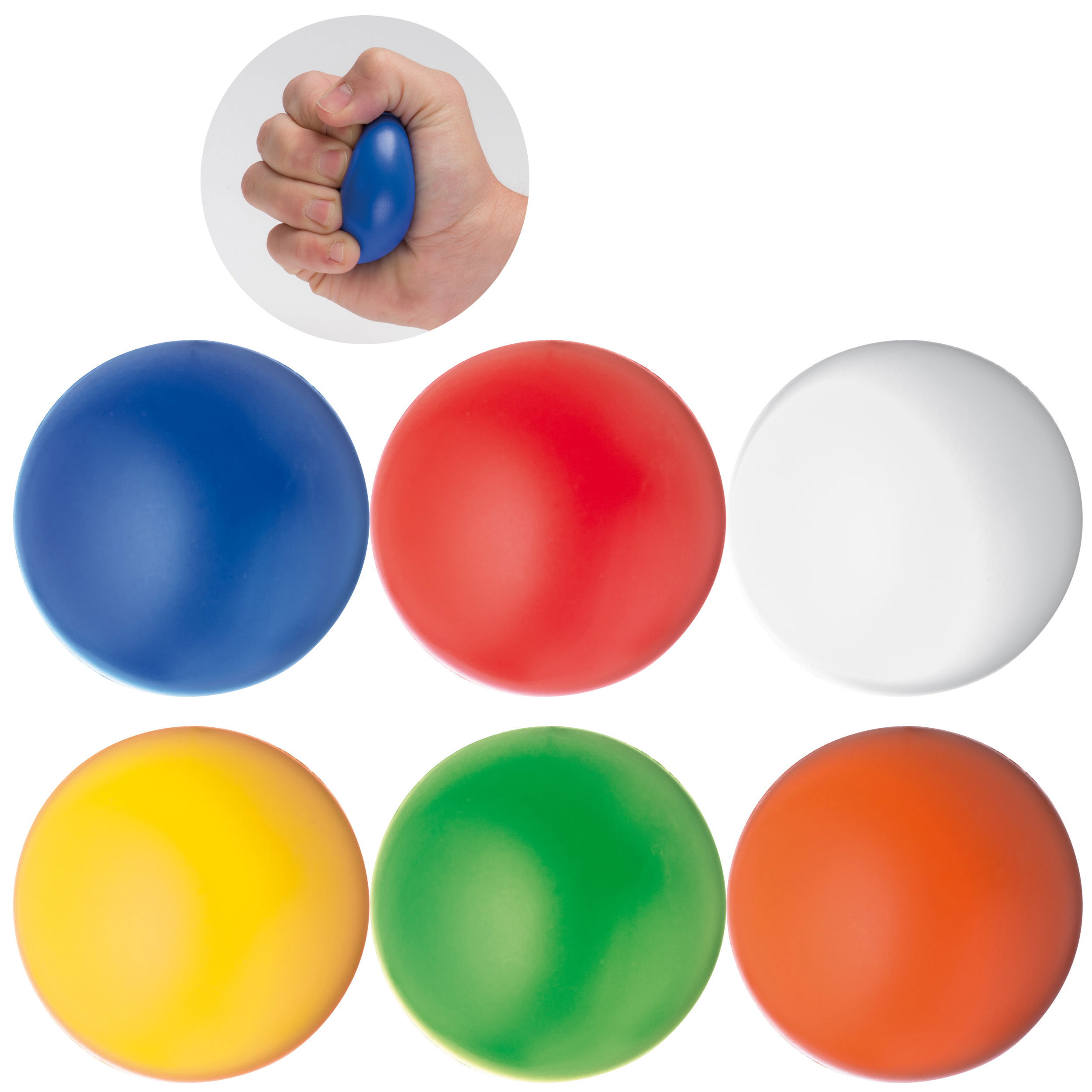 Balle anti-stress en caoutchouc