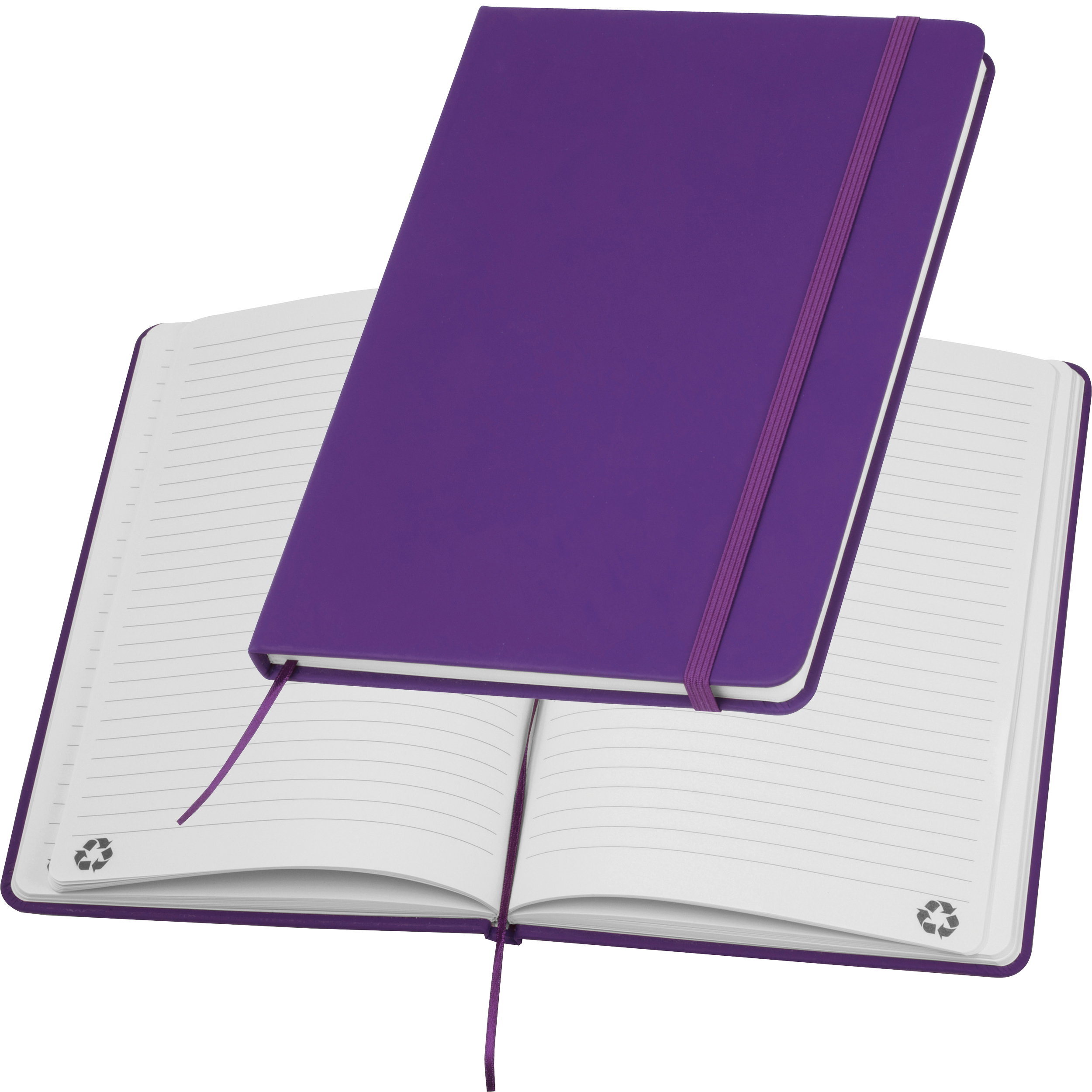 A5 Notizbuch aus recyceltem Papier DOMINIK