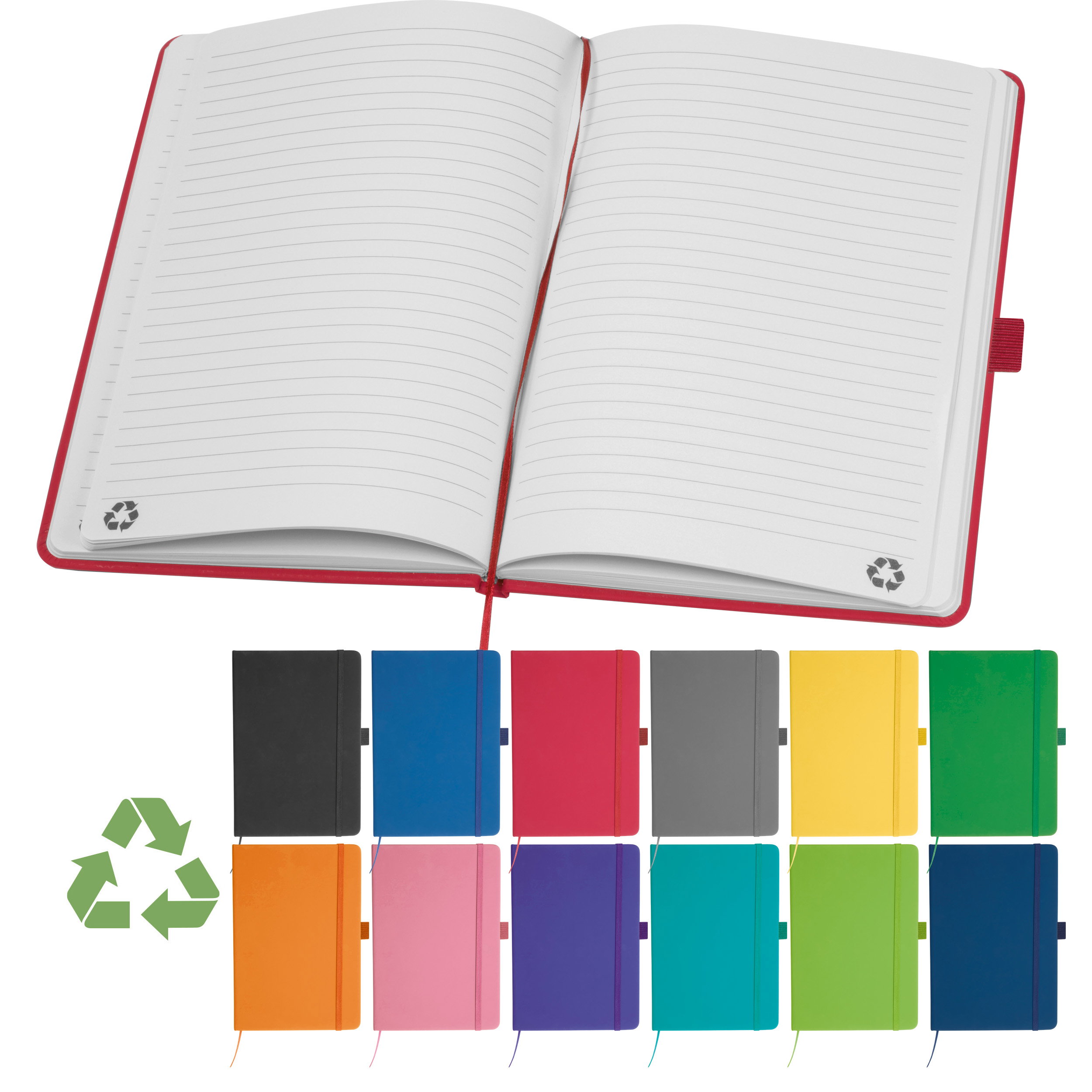 Carnet A5 en papier recyclé