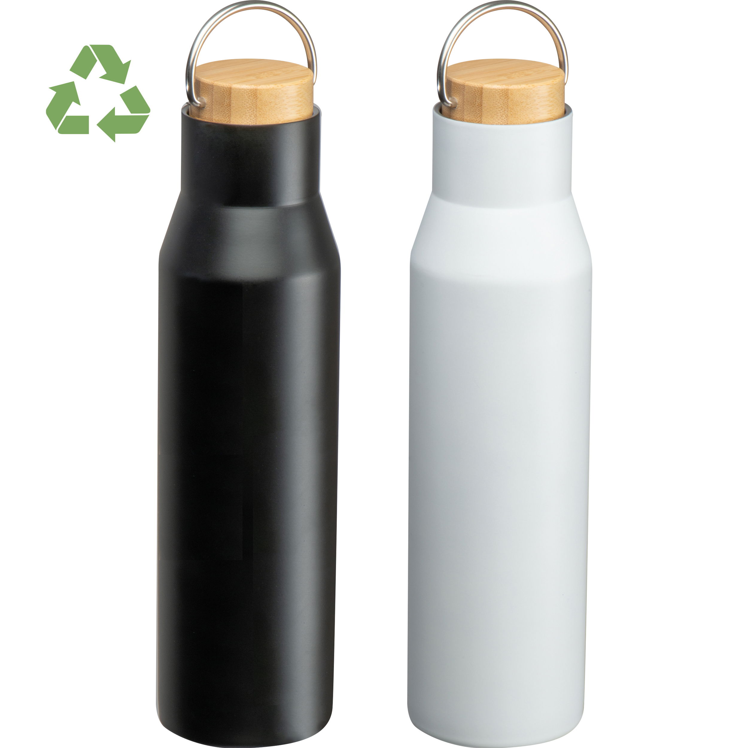 Botella de acero inoxidable reciclado
