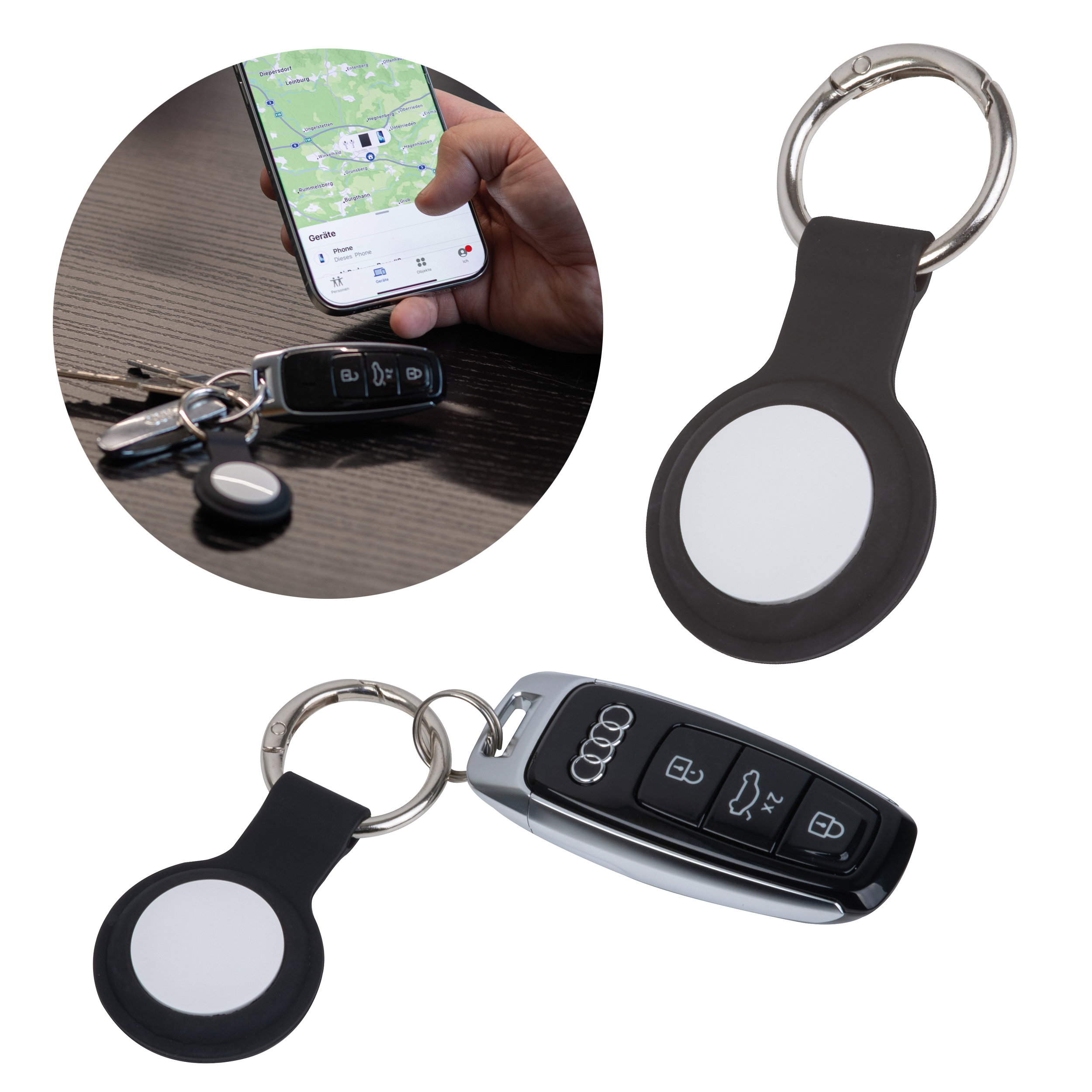 Bluetooth key tracker ROKSANA | black | 3526003