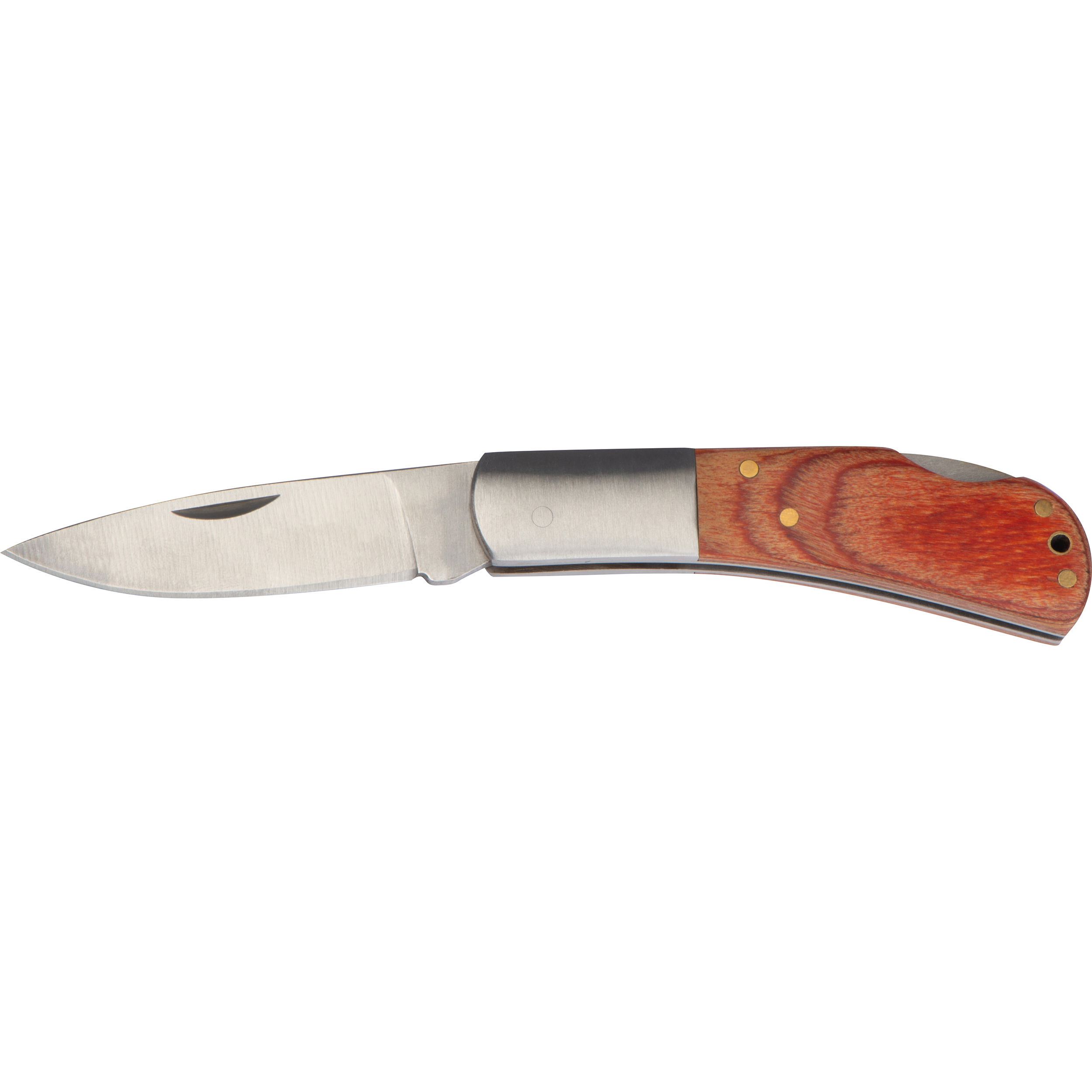 Couteau pliant avec manche en bois