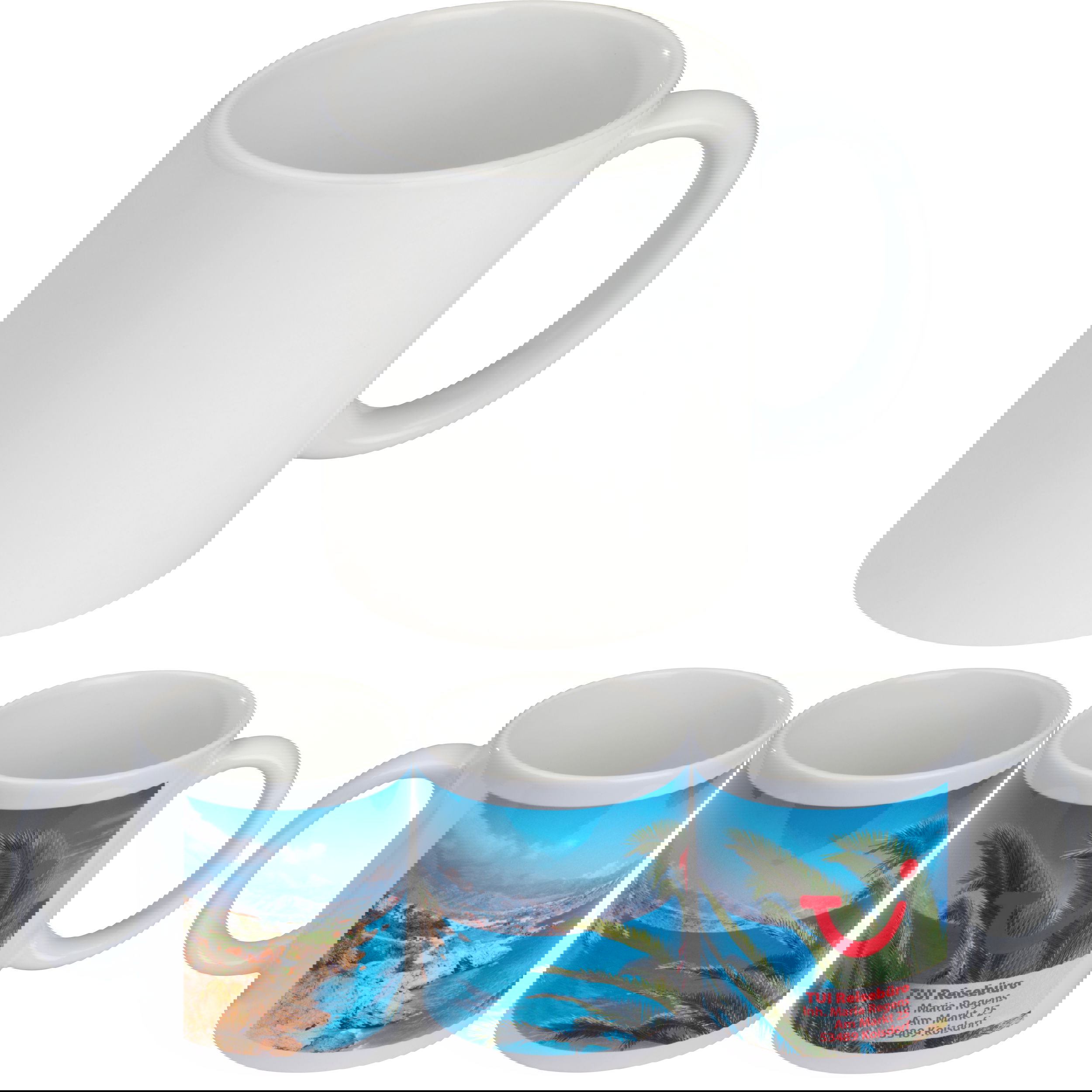 Tasse classique pour marquage all-over