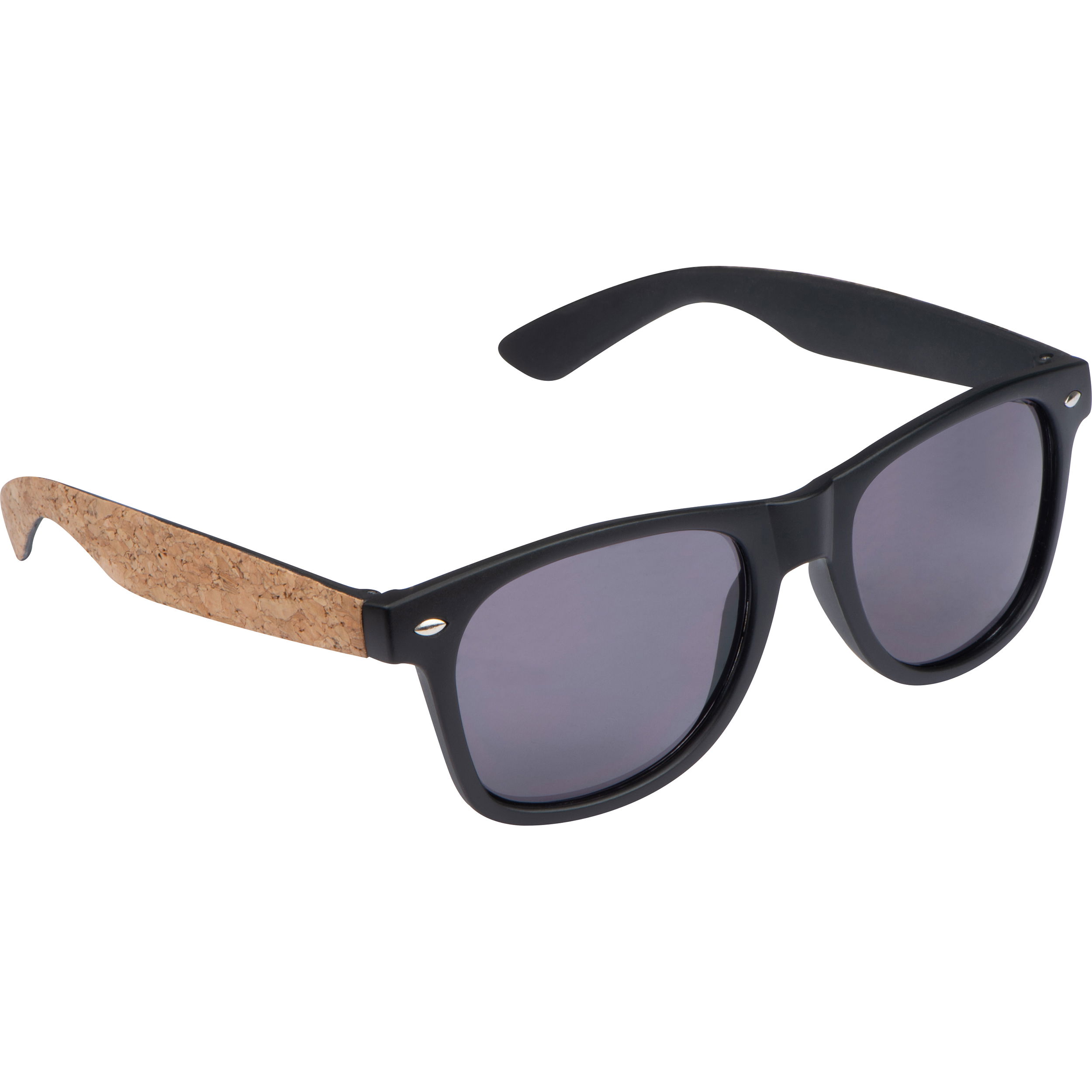 Gafas de sol con patillas recubiertas de corcho