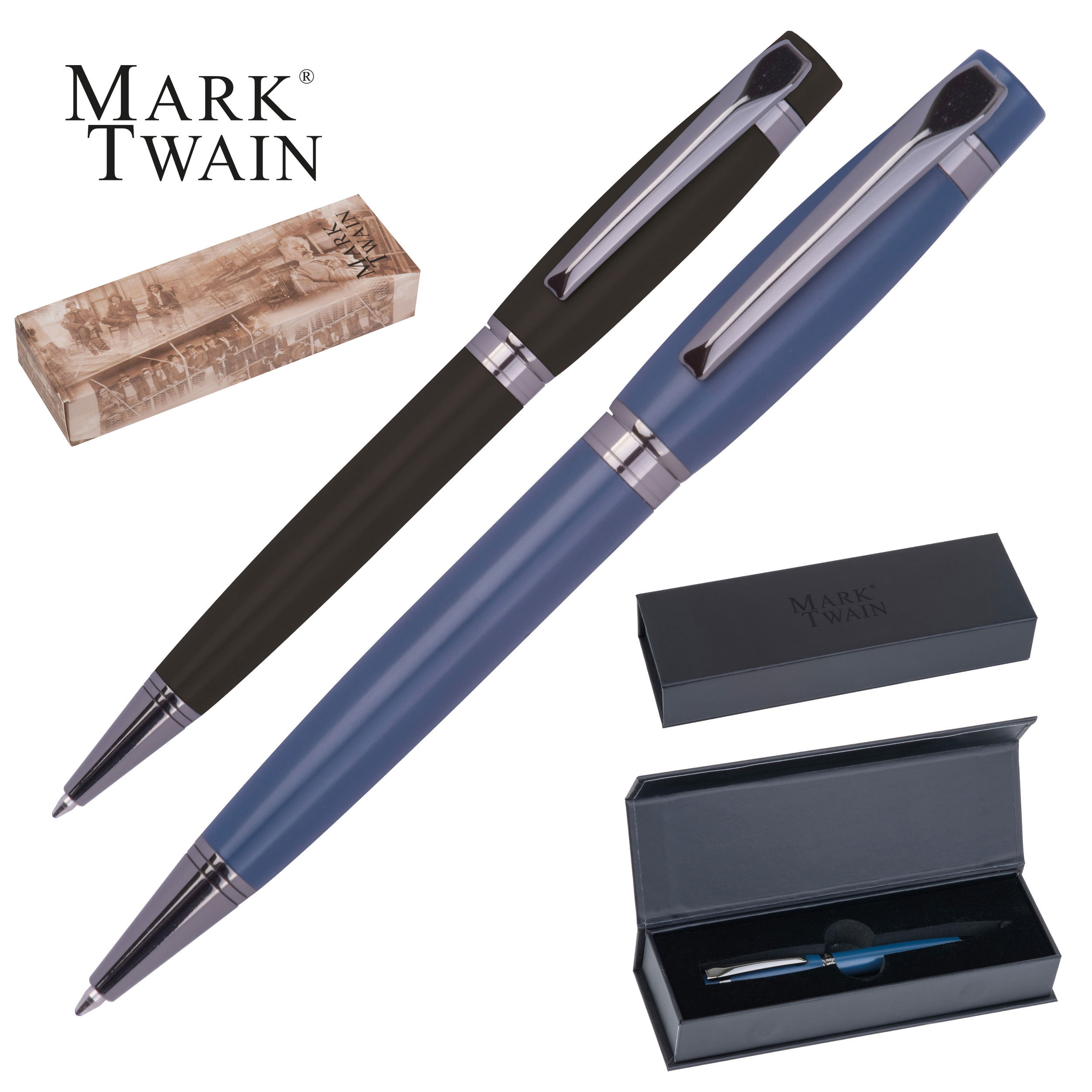 Mark Twain Metallkugelschreiber BERNARDA