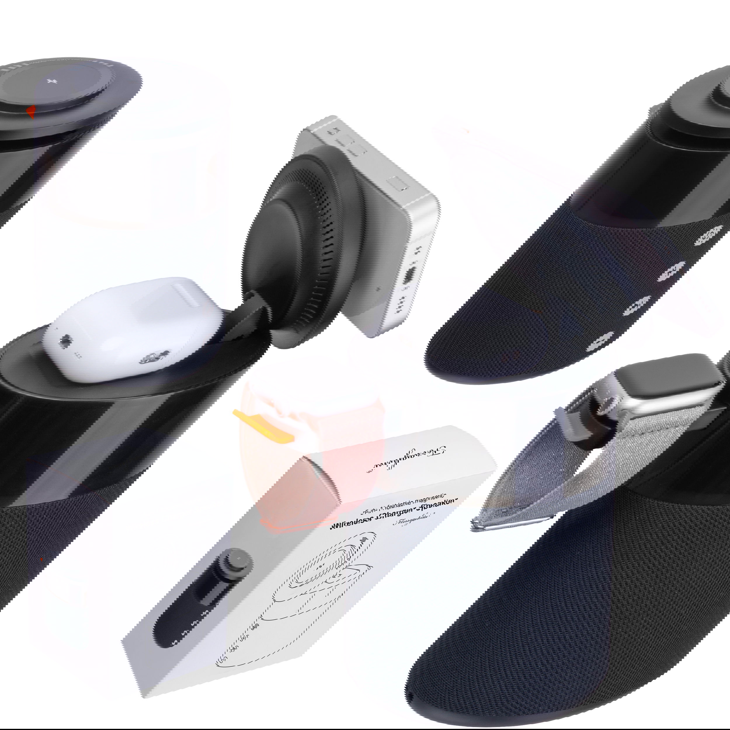 Ferraghini 5-in-1 speaker with wireless charger RILEY