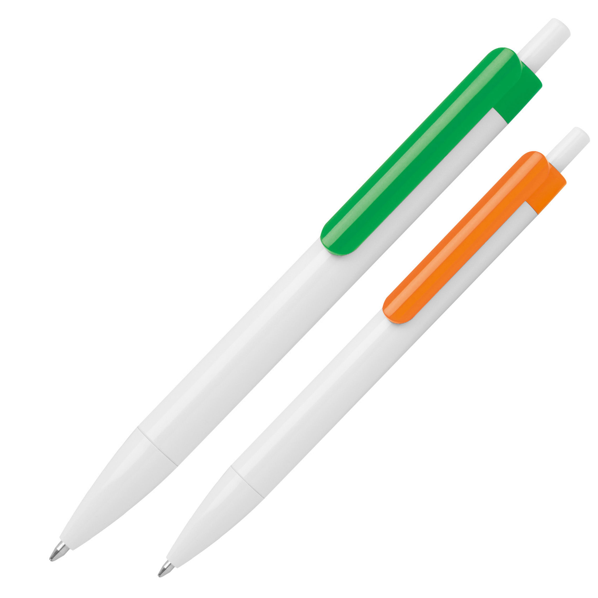 Ballpen with colored clip