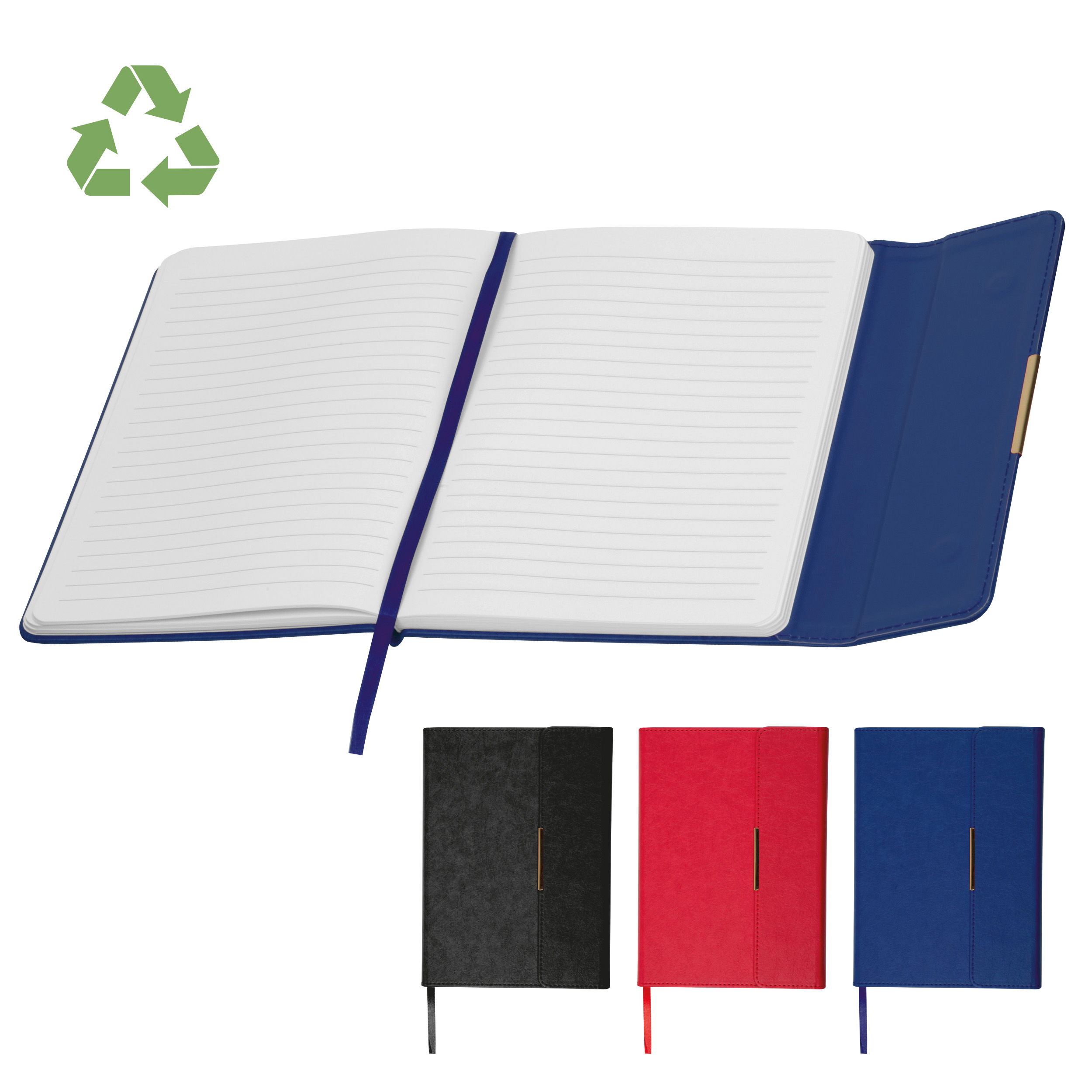 A5 notebook with magnetic closure JOSEPH