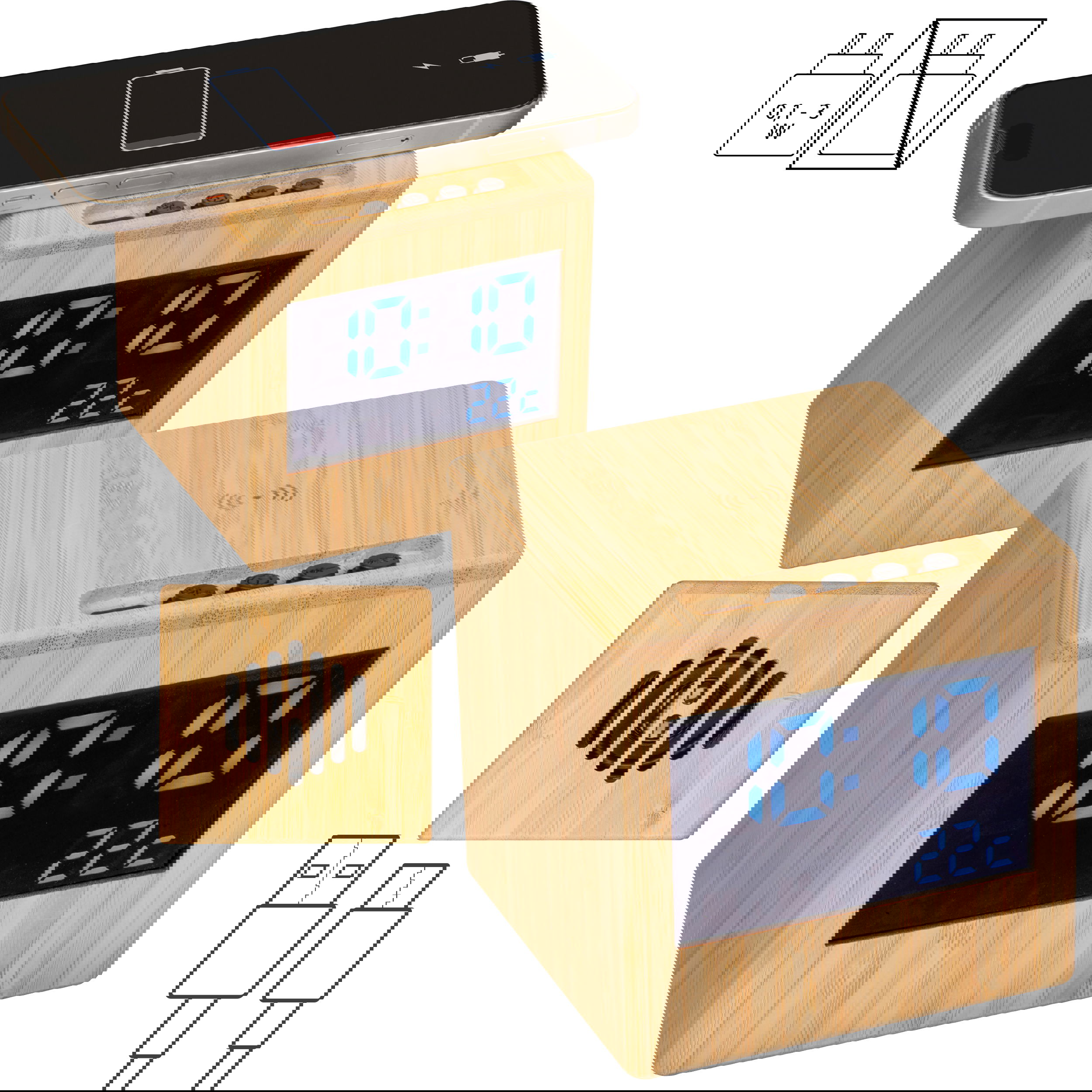 Bluetooth Lautsprecher mit Wireless Charger JUAN