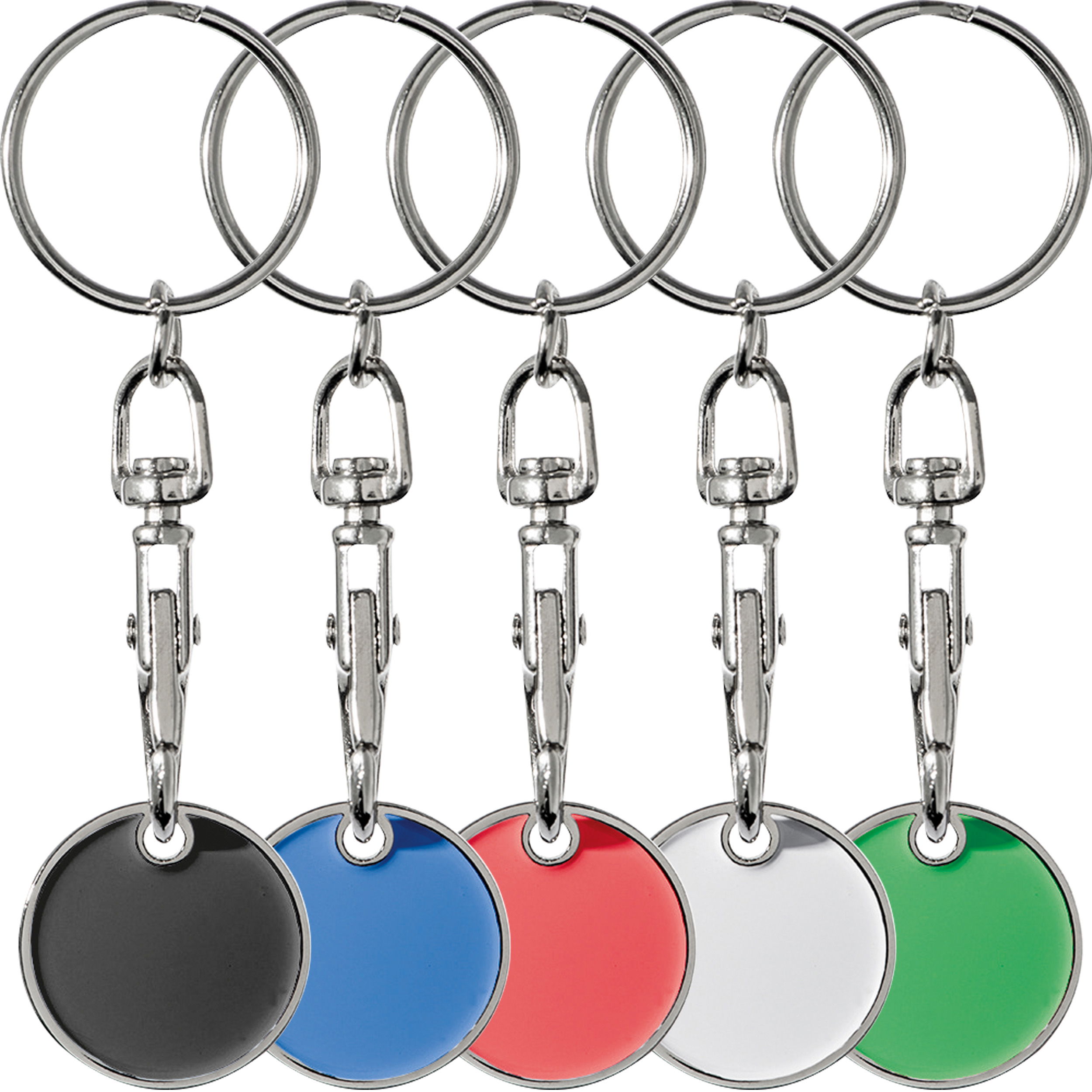 Keyring with shopping coin