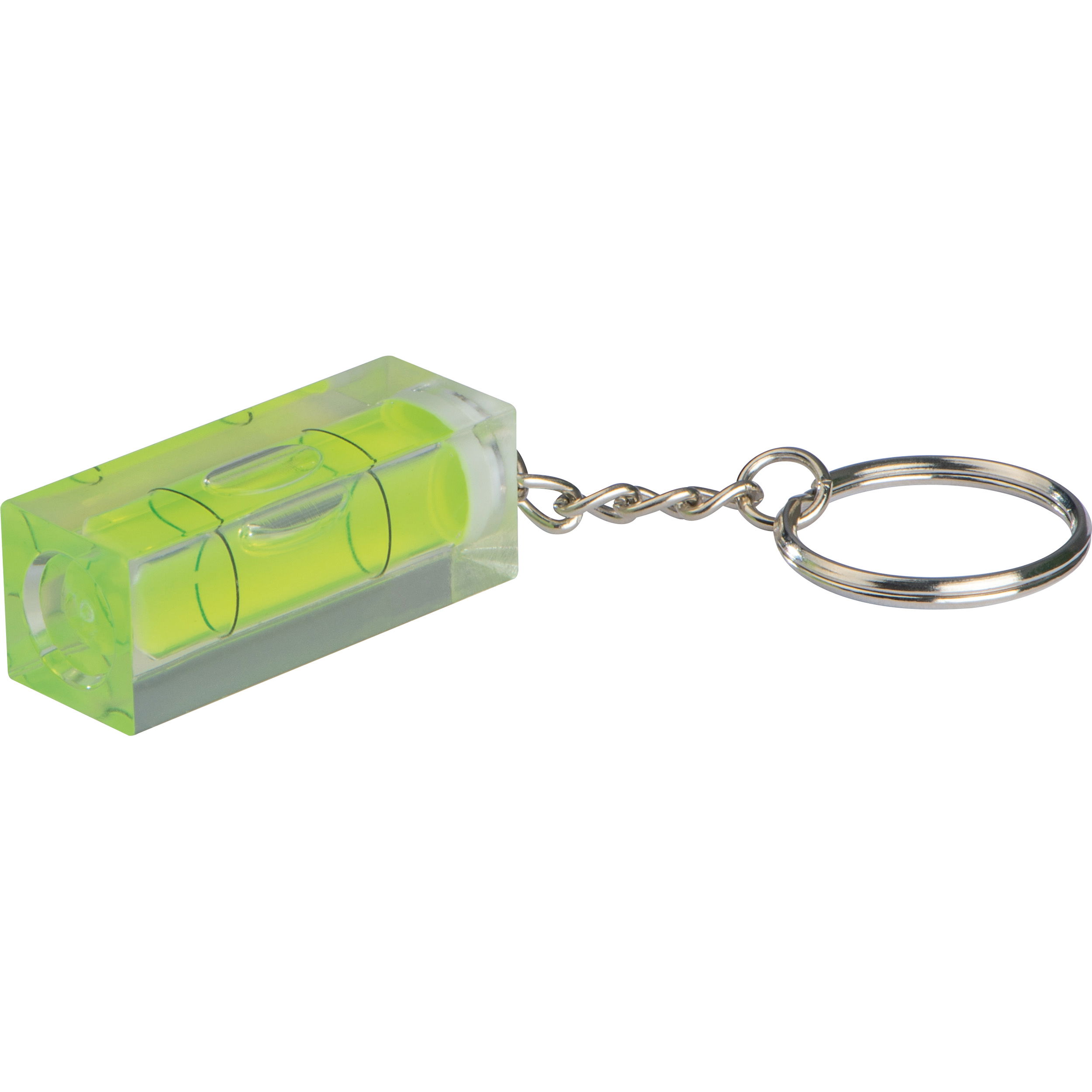 Porte-clés avec nivelle à bulle