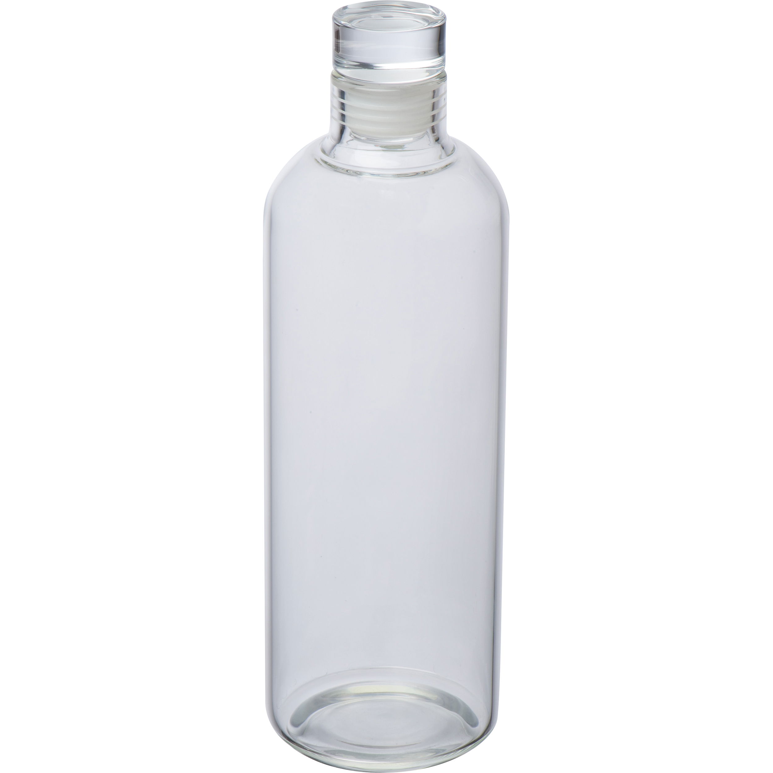 Glass drinking bottle, 750 ml
