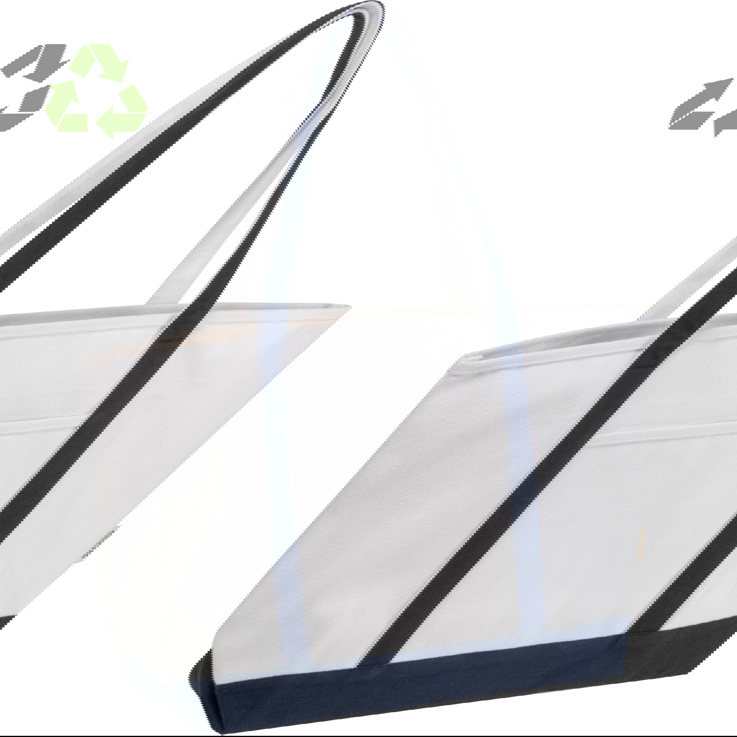 Große Tragetasche aus recycelter Baumwolle