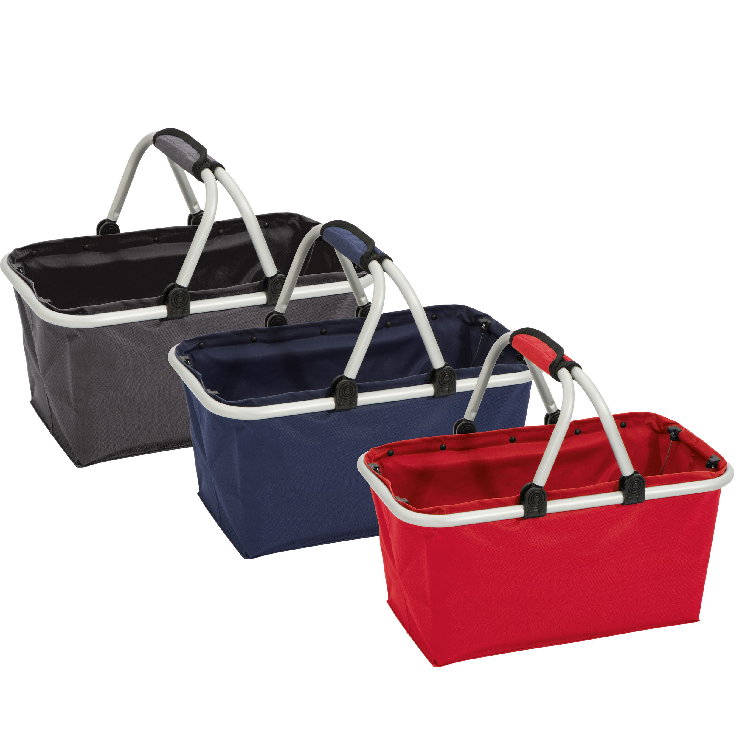 Foldable shopping basket