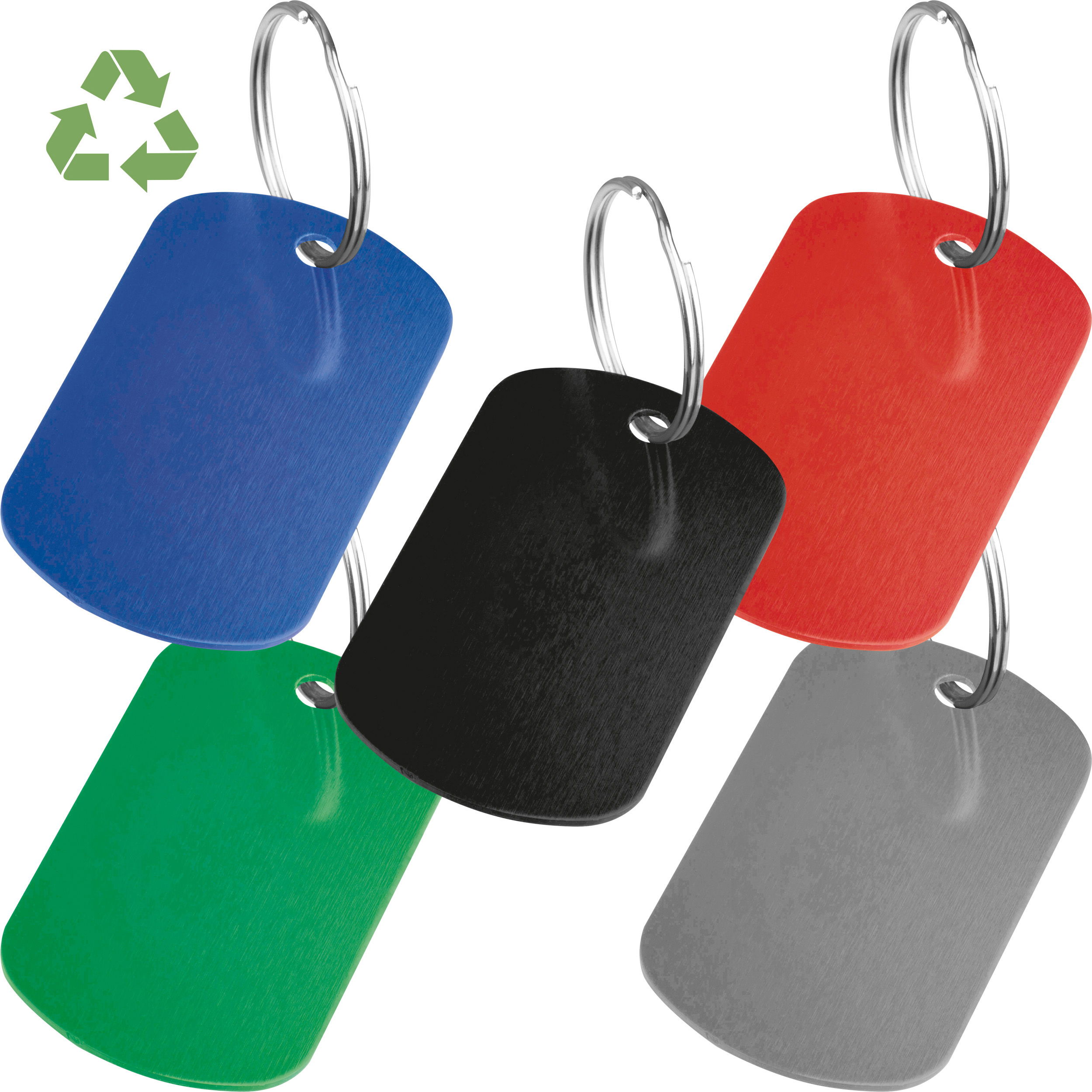 Key ring metal plate