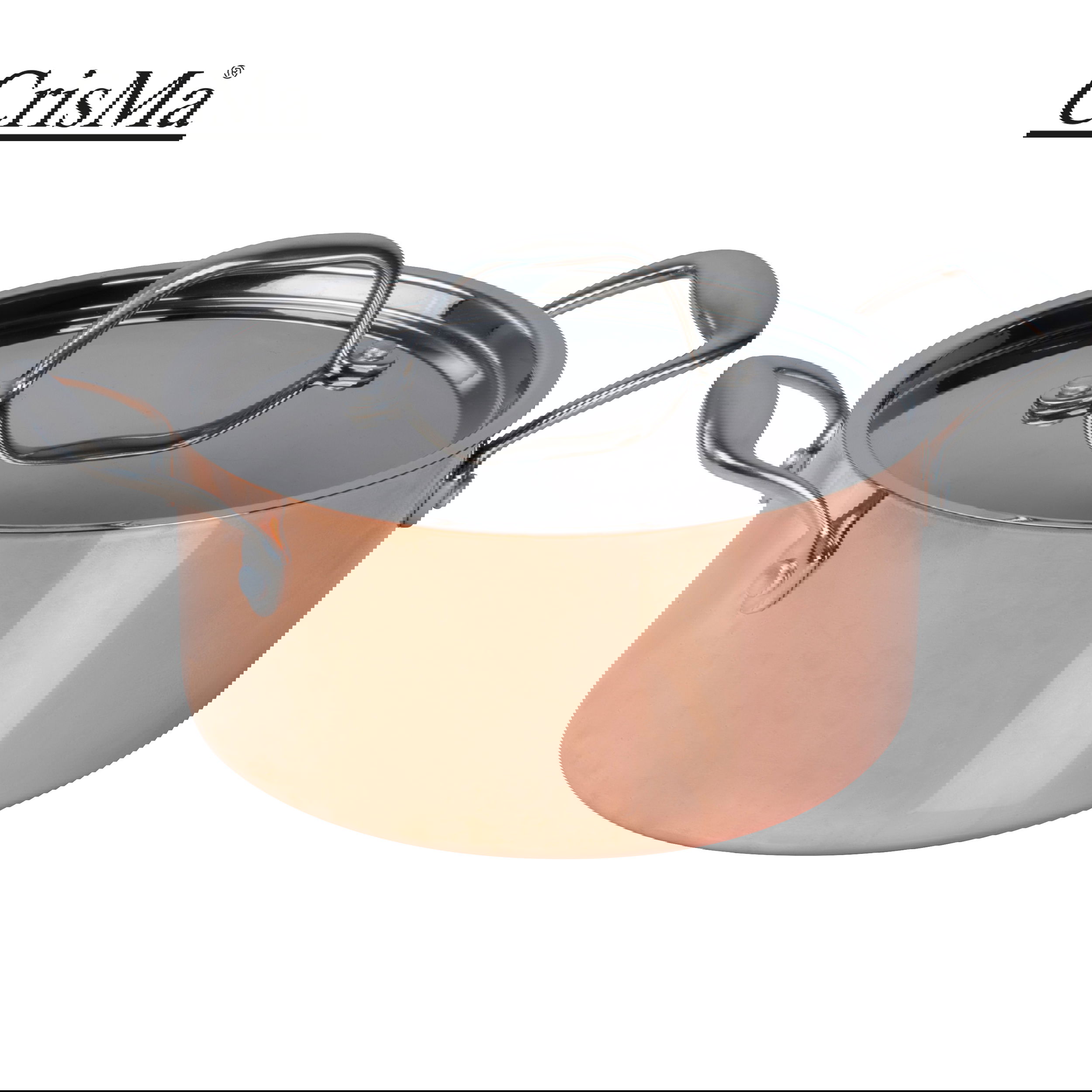 CrisMa Induktionskochtopf mit Deckel