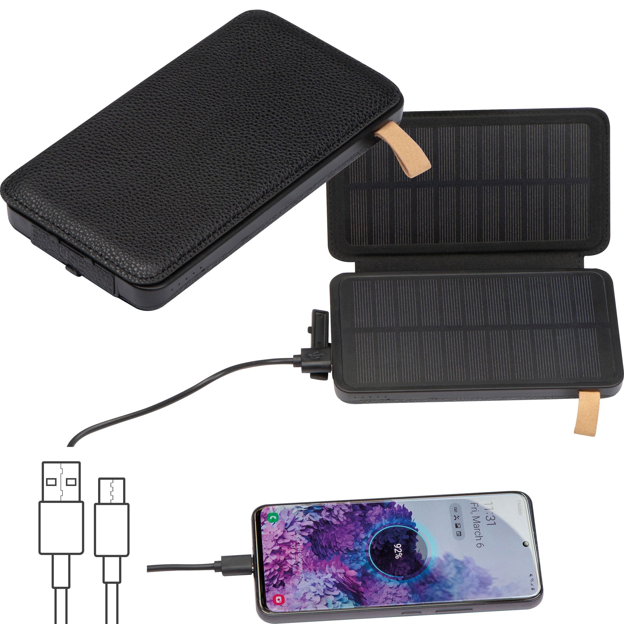 Chargeur solaire 8.000 mAh