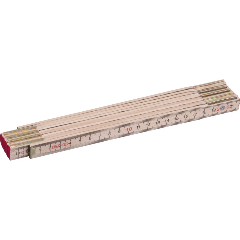 Wooden folding ruler SVENJA | beige | 9532413