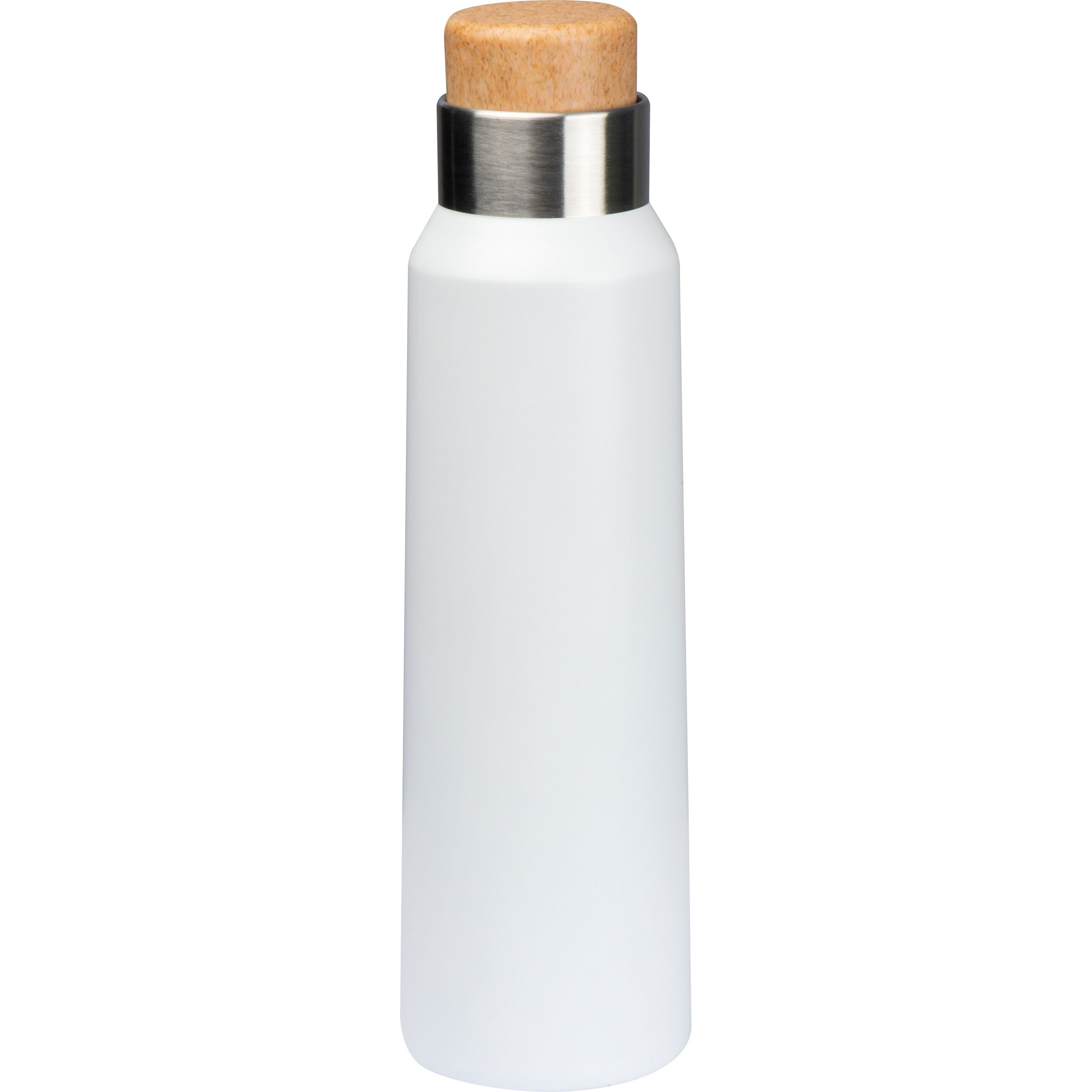 Bouteille thermos d'une capacité de 500 ml avec bouchon en bois