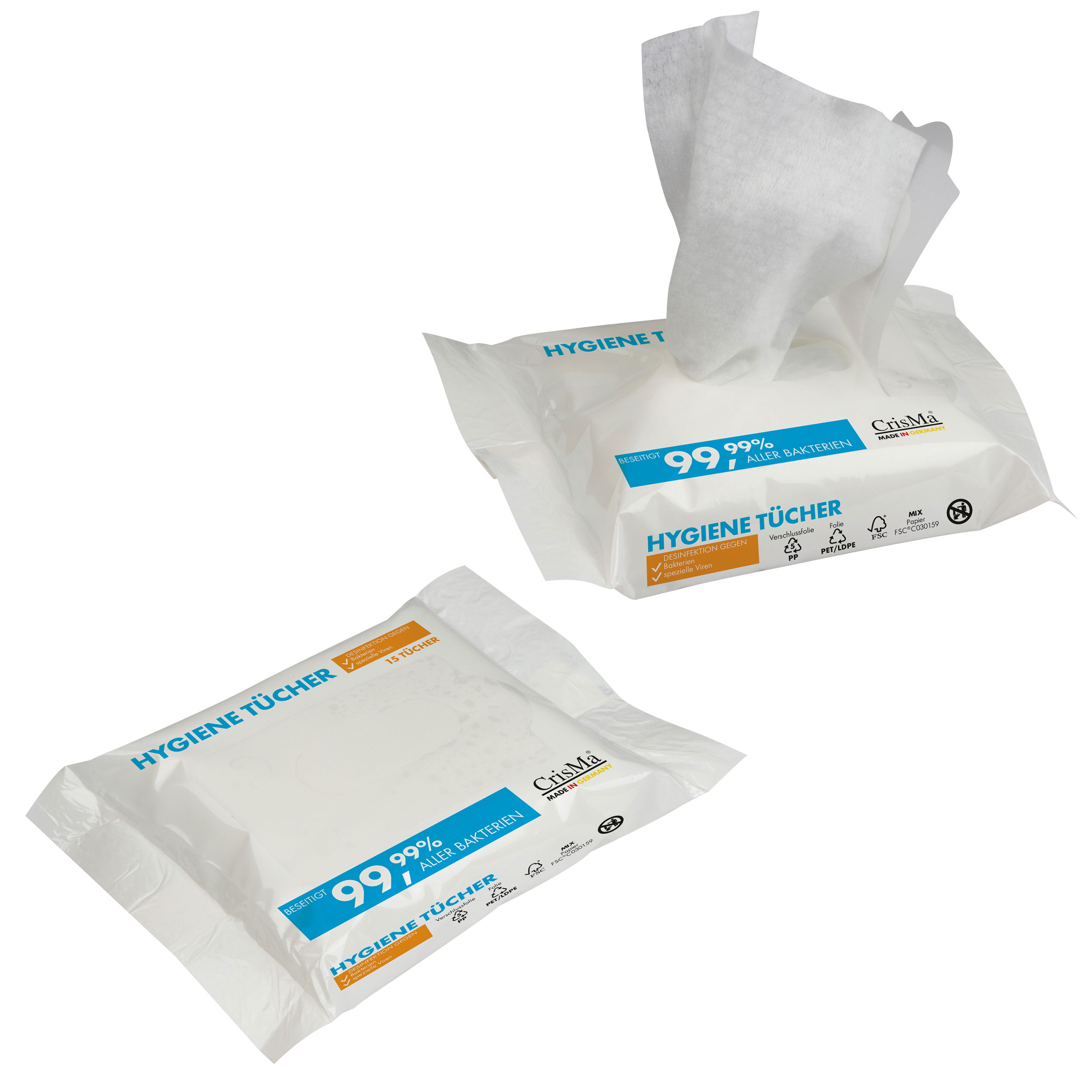 Lingettes hygiéniques