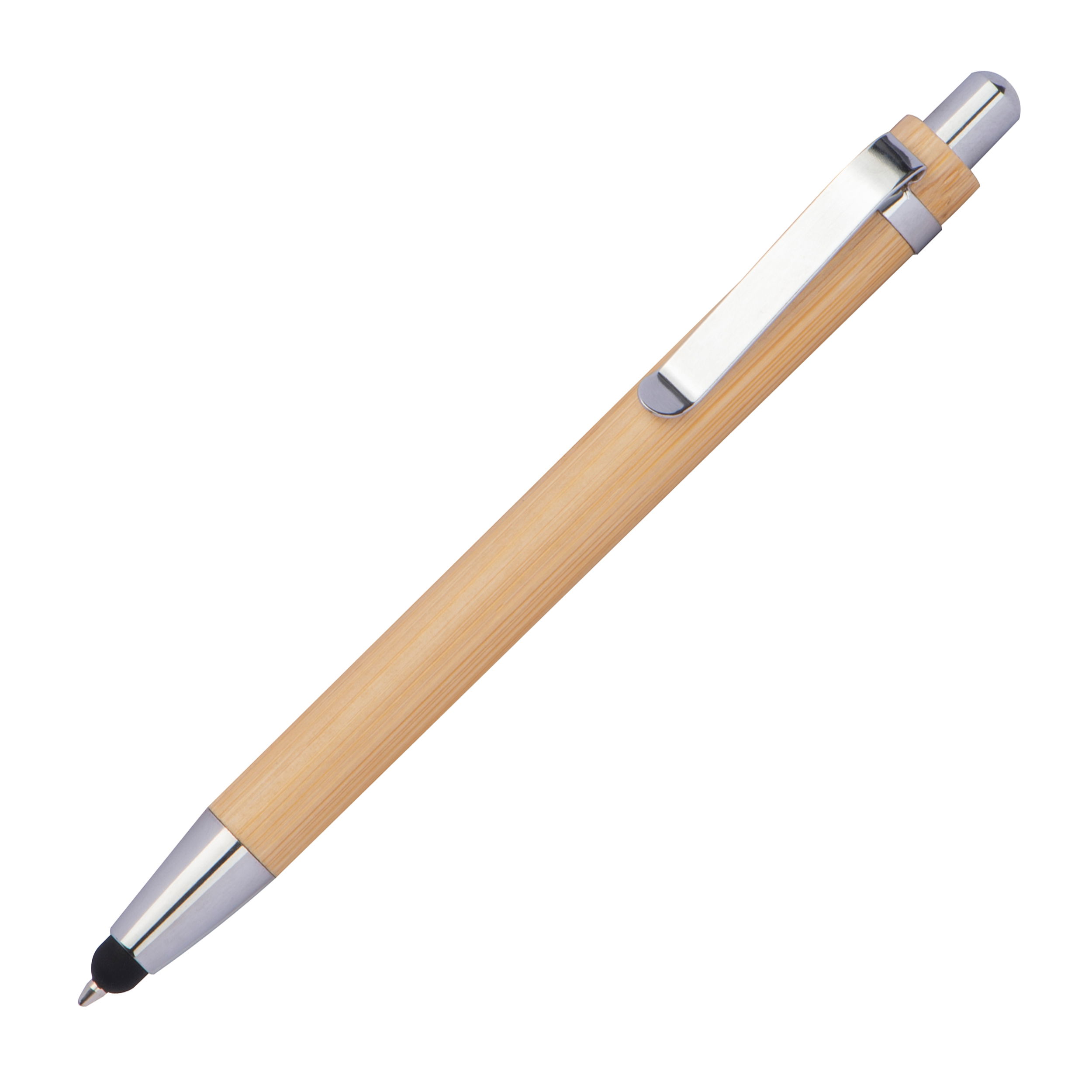 Bamboo ballpen with touch function
