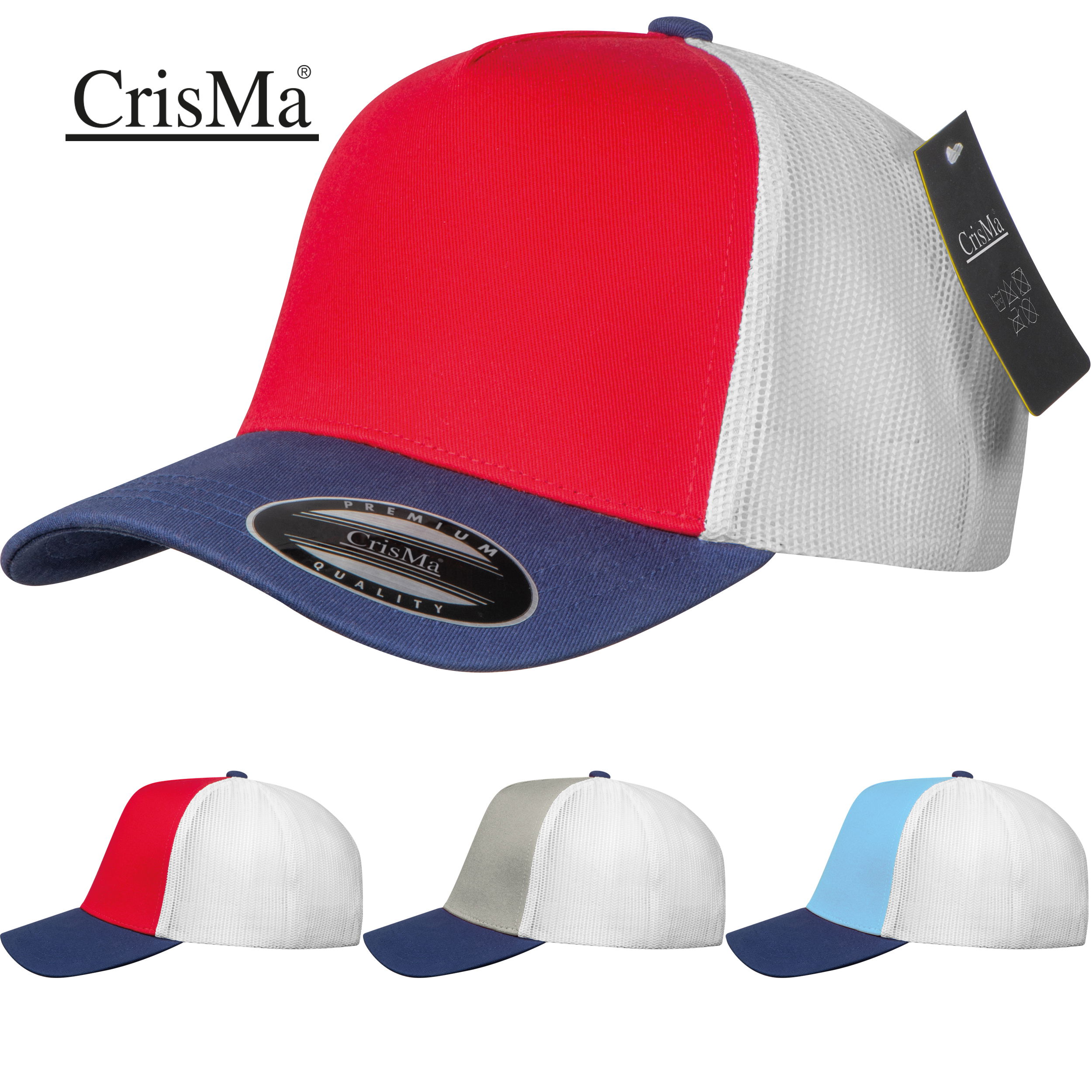 Casquette CrisMa avec empiècement en mesh