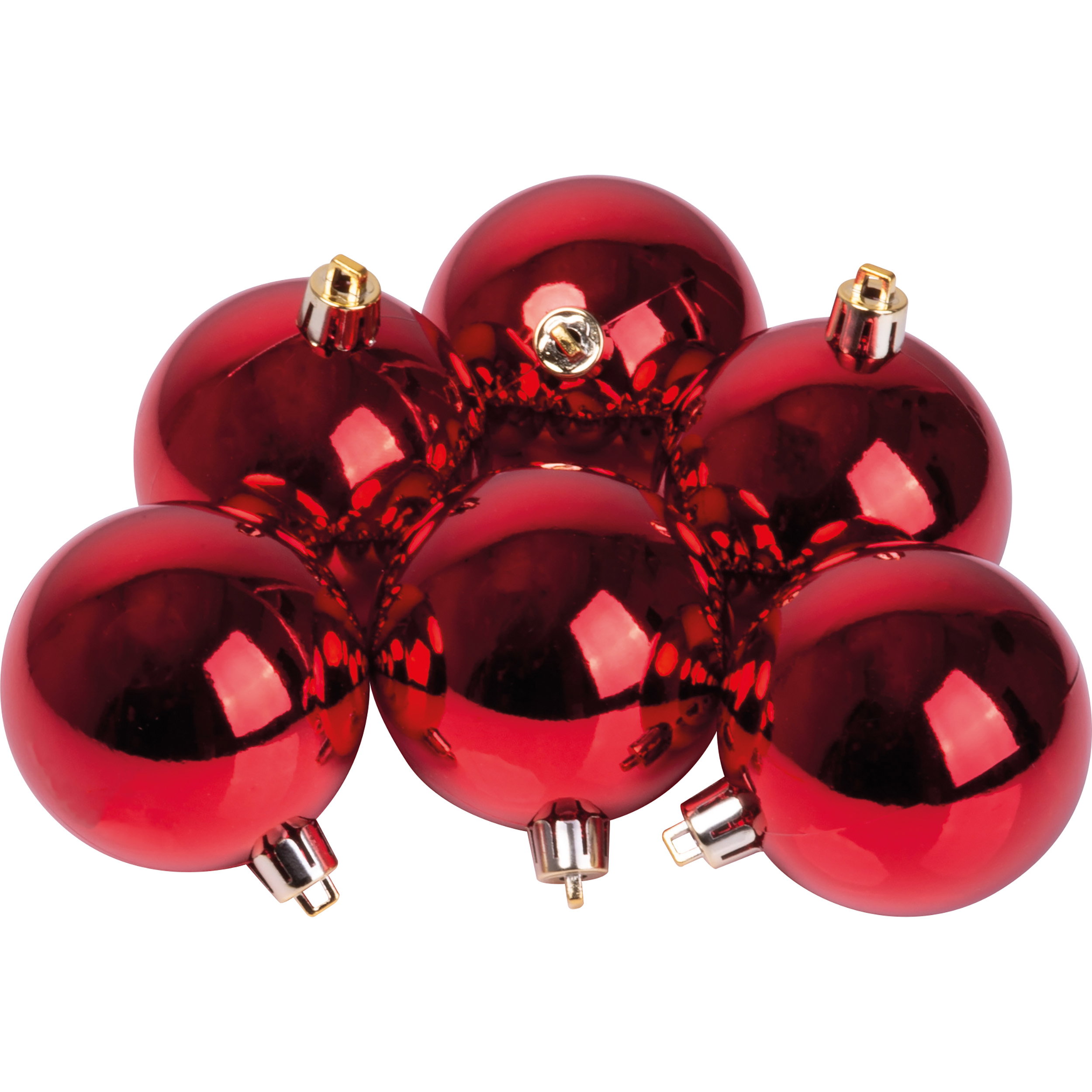 6er Ser Set Weihnachtskugeln PATRICIA