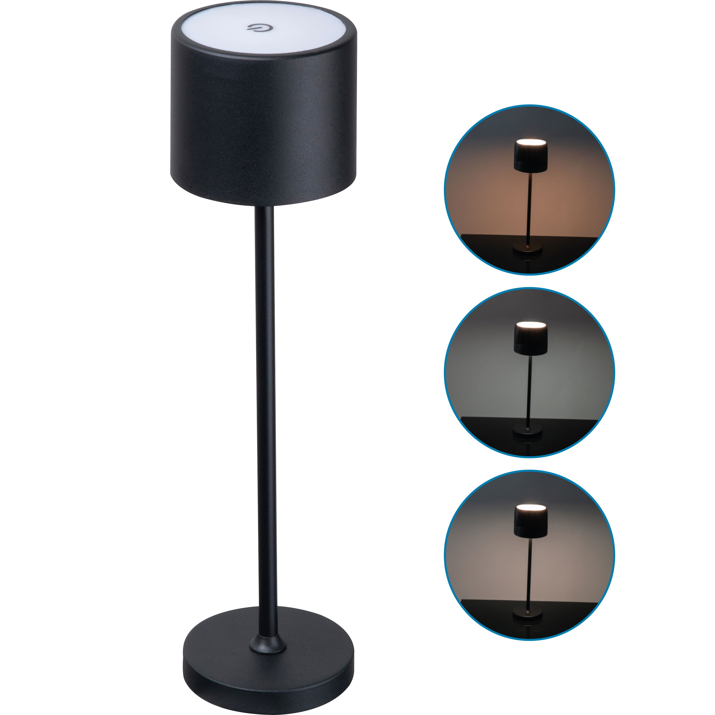 CrisMa table lamp with touch sensor
