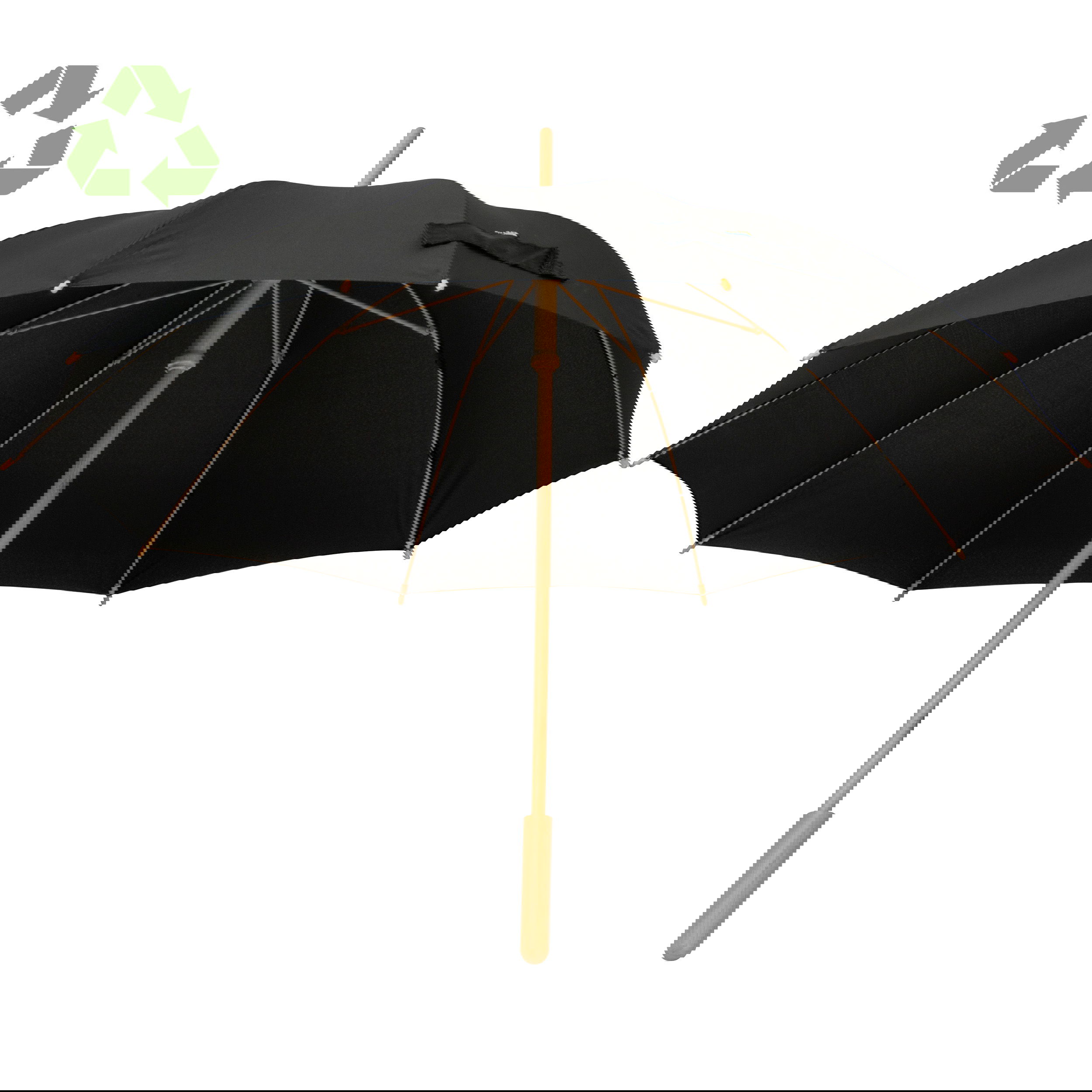 Parapluie avec poignée en bambou 