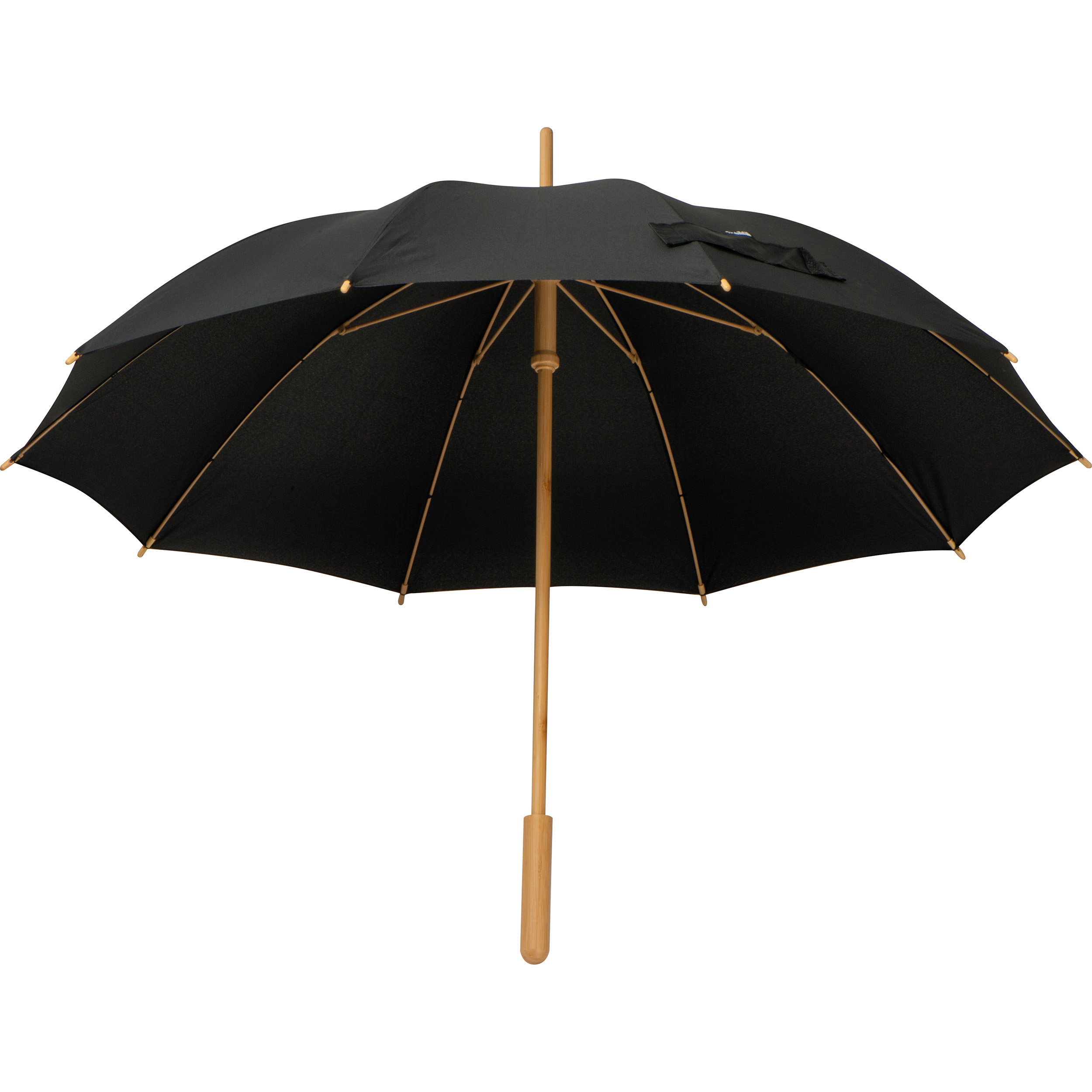 Parapluie avec poignée en bambou