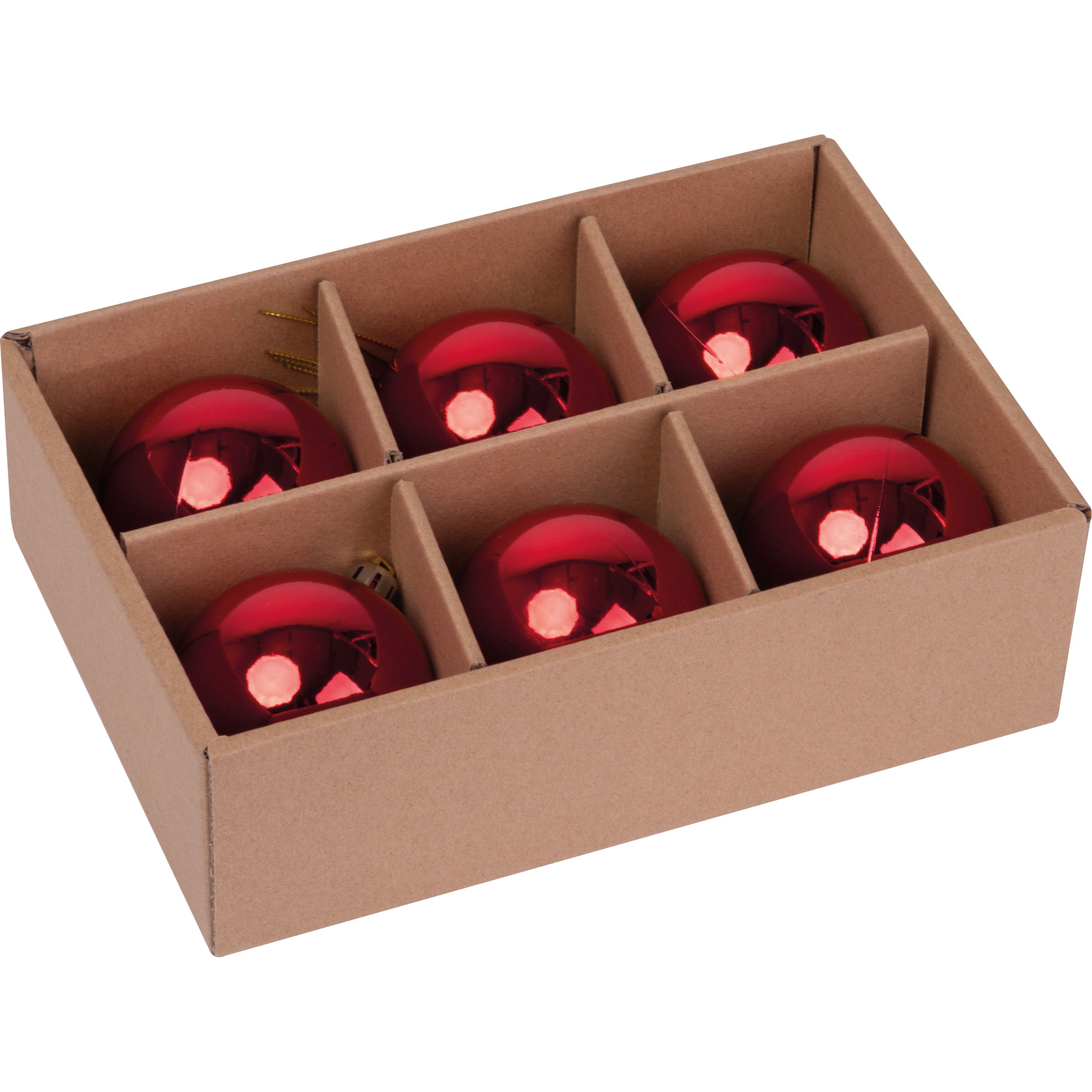 6er Ser Set Weihnachtskugeln PATRICIA